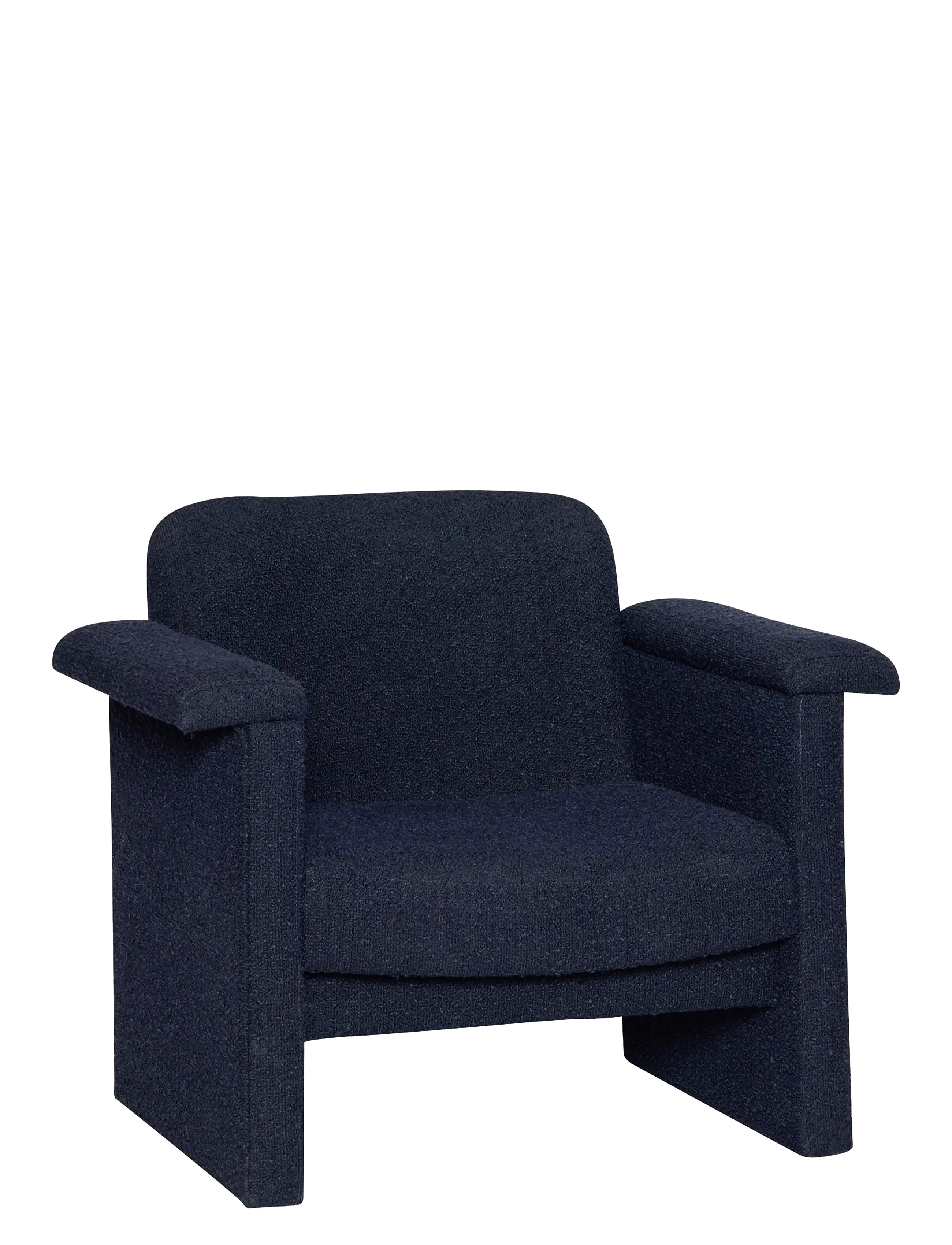 Hübsch - Softy Lounge Chair Dark blue (set of 2) - lænestole - dark blue - 3