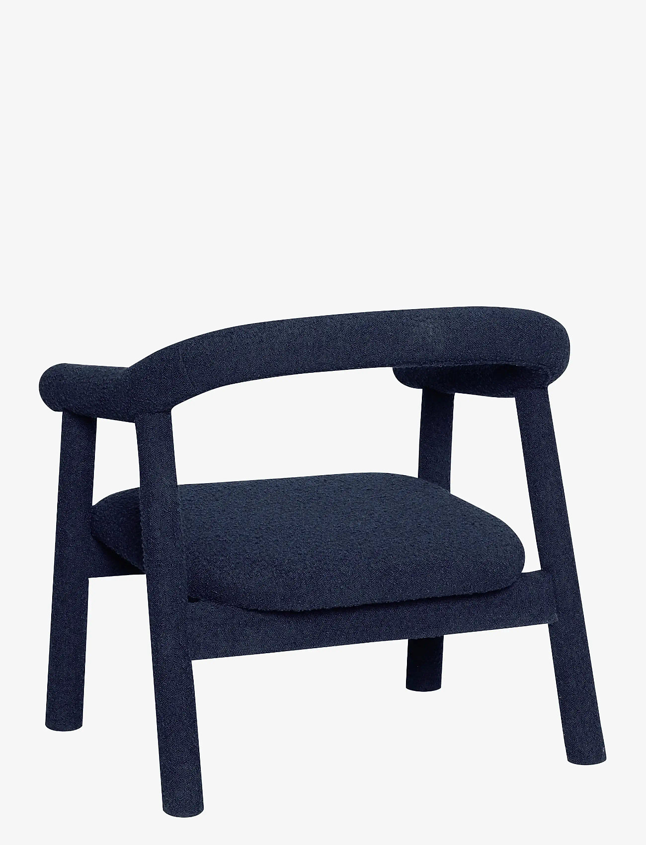 Hübsch - Ouli Lounge Chair Dark blue - dark blue - 2
