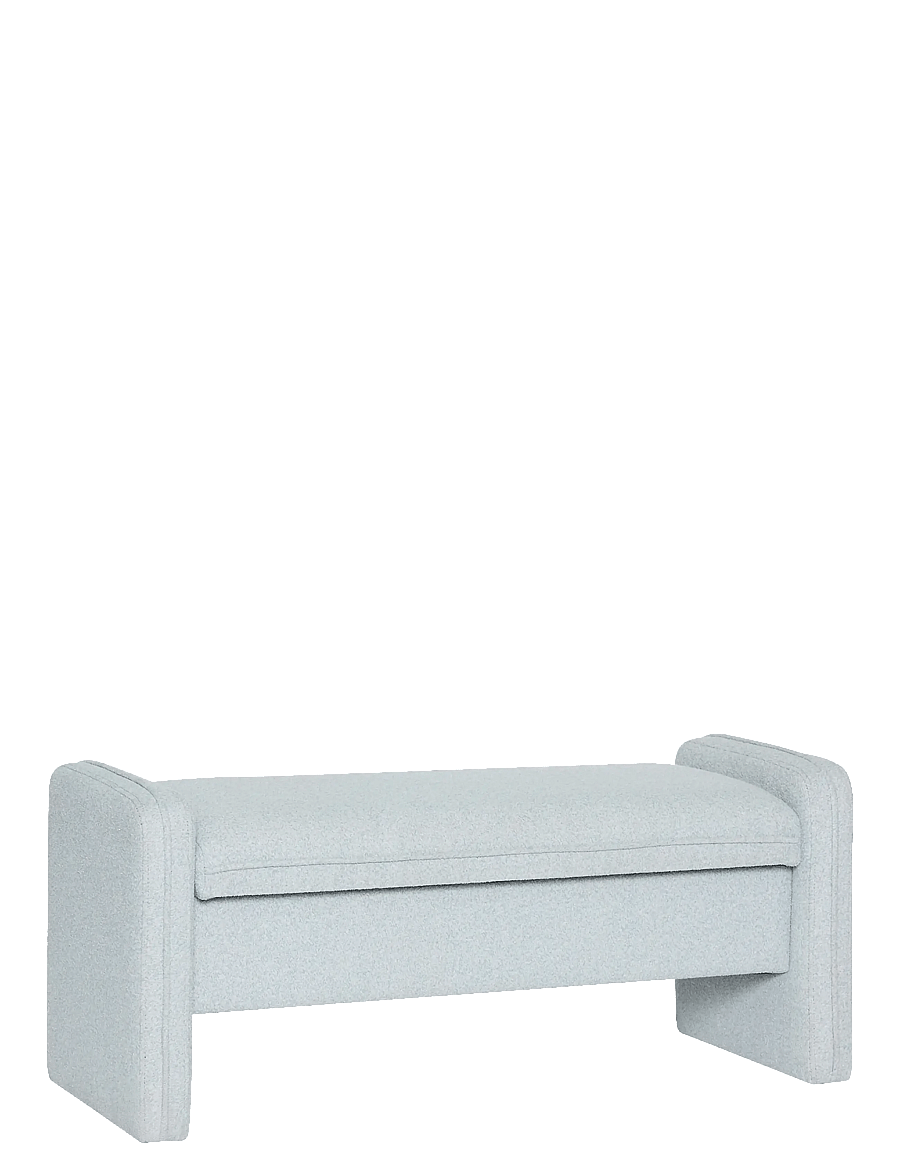Hübsch - Well Bench Light blue - hocker & bänke - light blue - 1