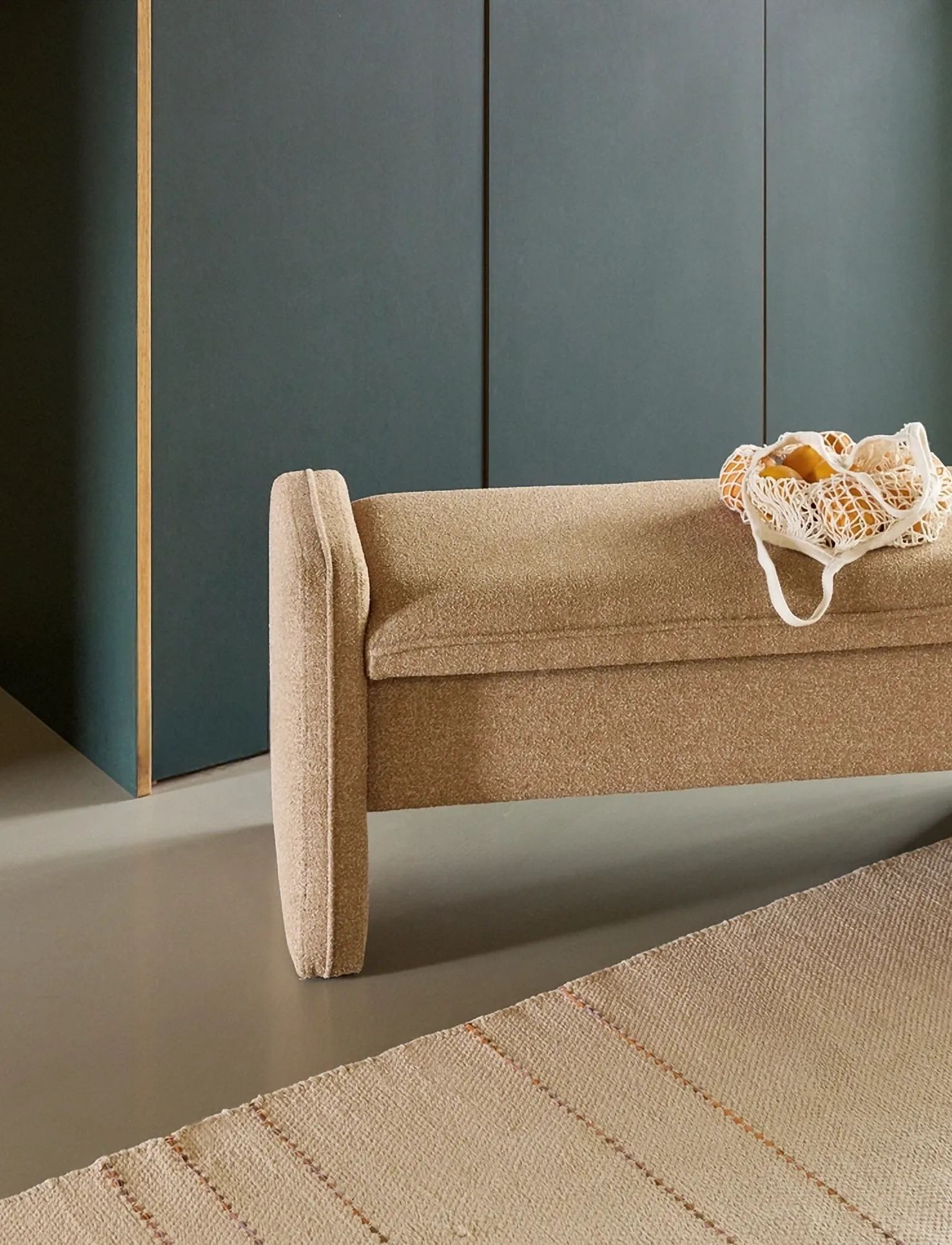 Hübsch - Well Bench Sand - pallar & bänkar - sand - 4
