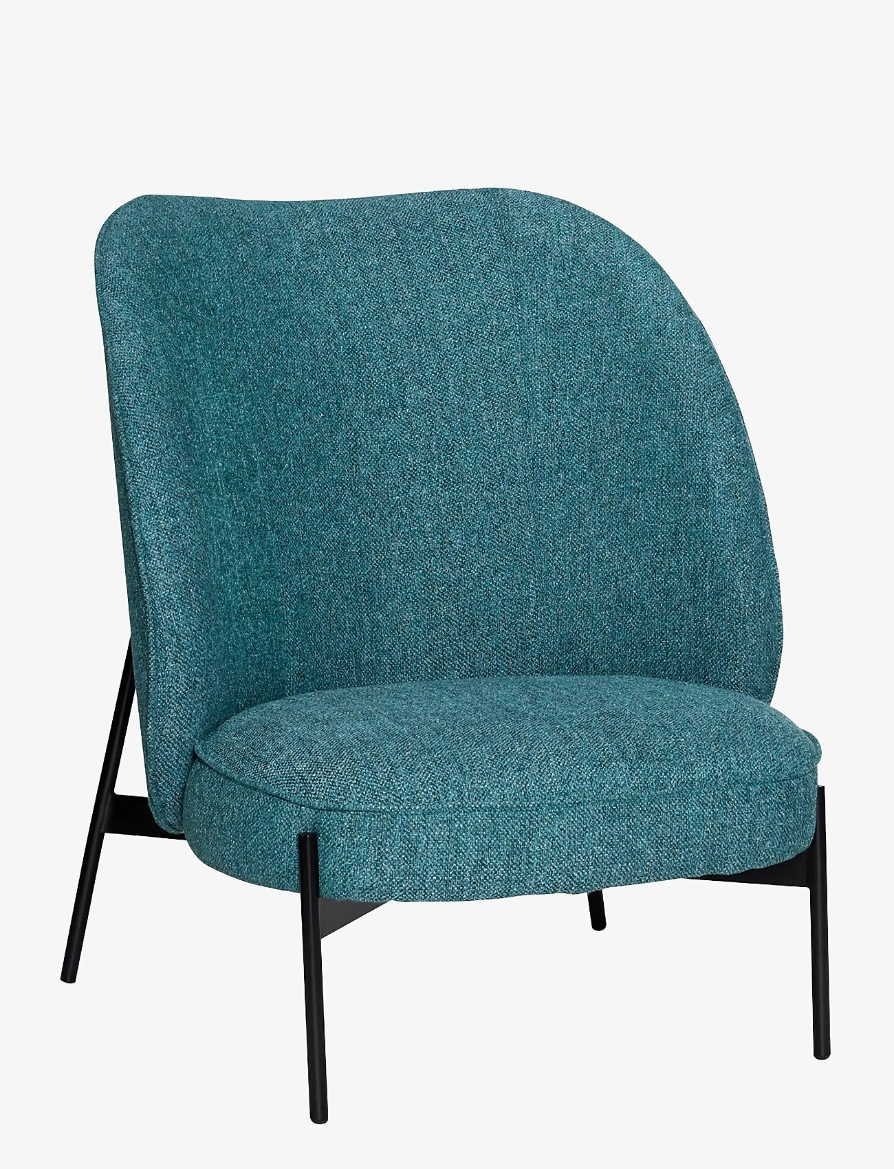 Hübsch - Area Lounge Chair Petrol - petrol - 1