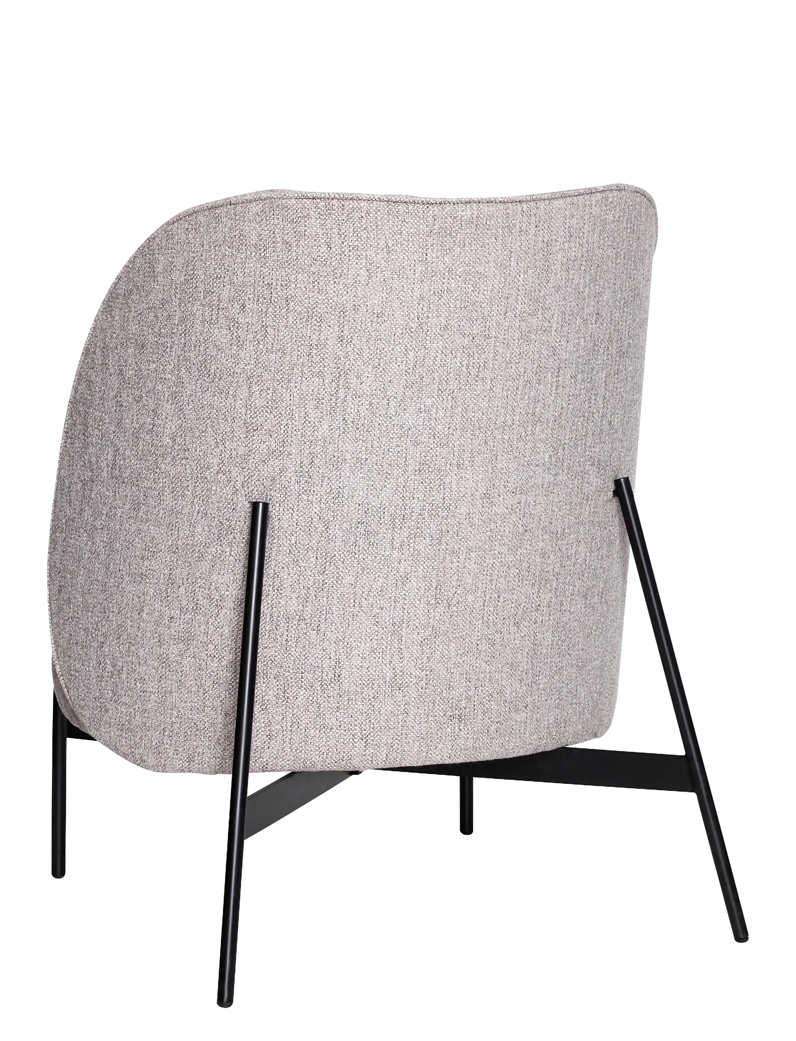 Hübsch - Area Lounge Chair Light grey - fåtöljer - light grey - 2