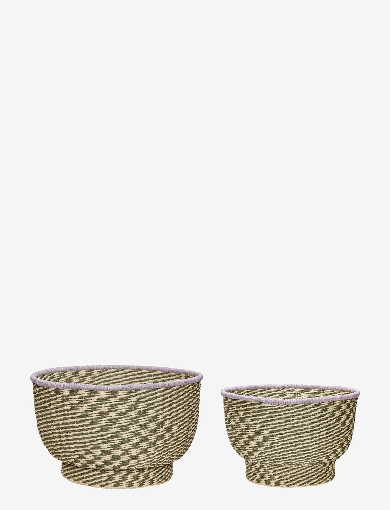 Hübsch - Peppy Baskets - multi colour - 0