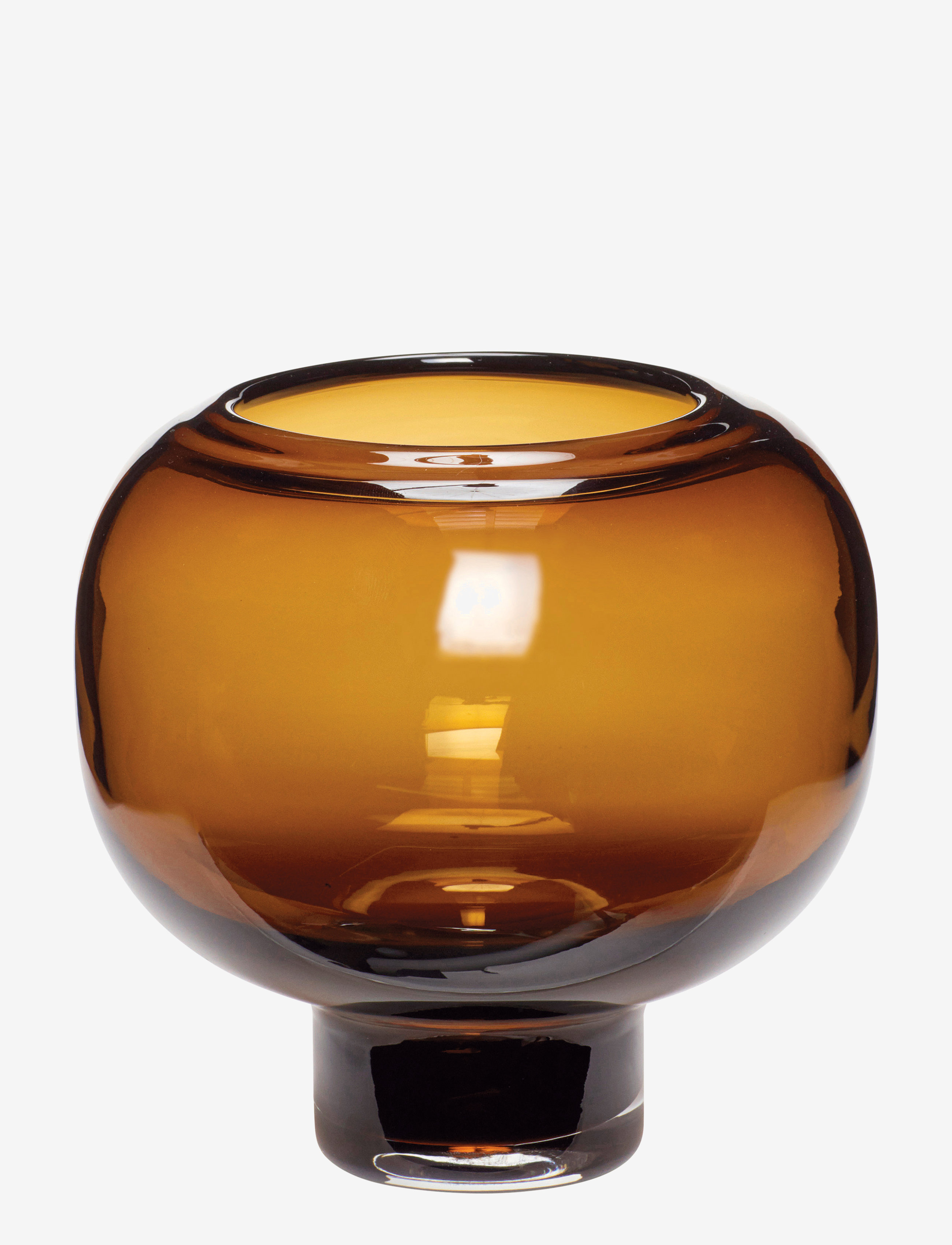 Hübsch Rue Vase, Stor vase, Brun, Str: H24CM