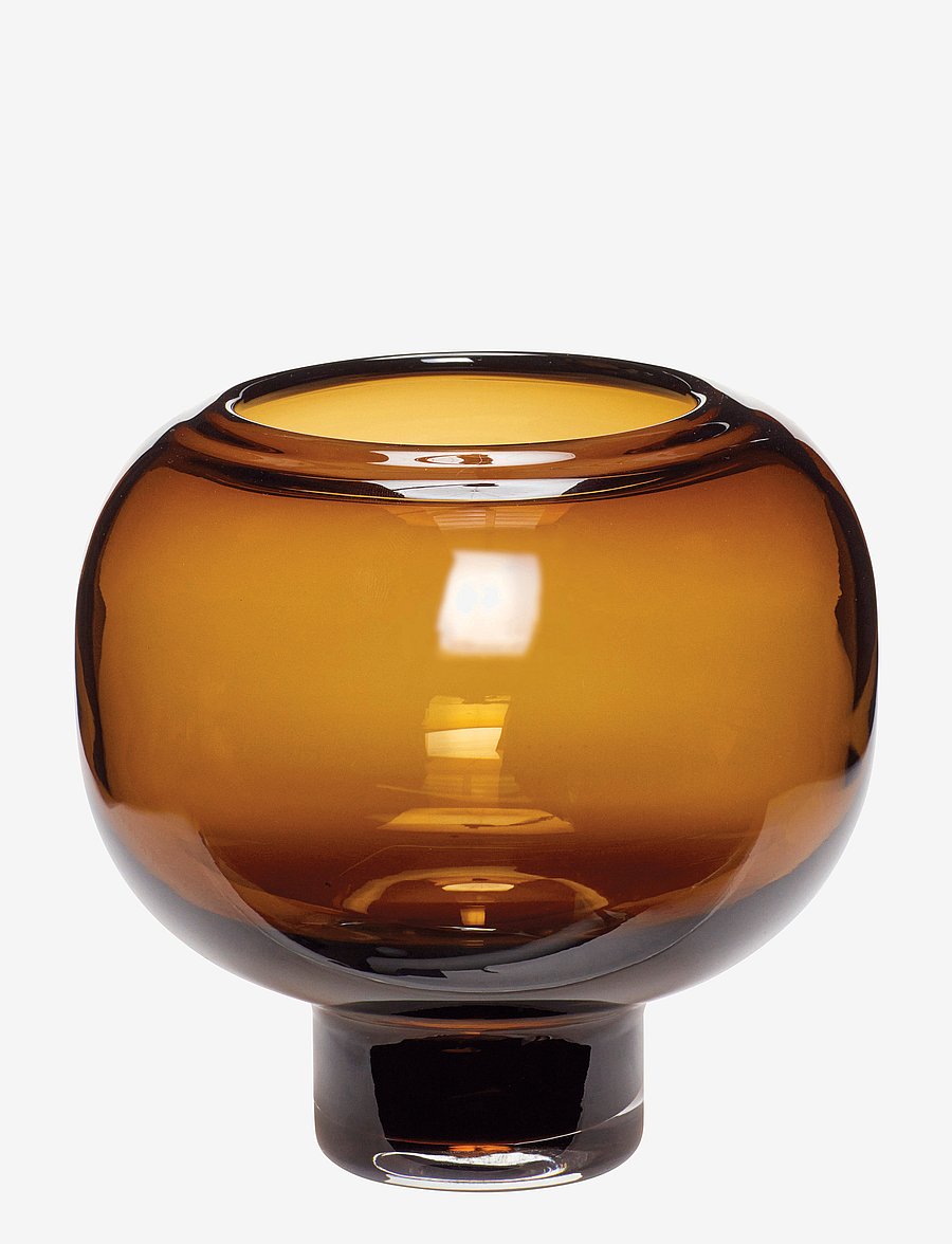 Hübsch - Rue Vase - vaasid - amber - 1