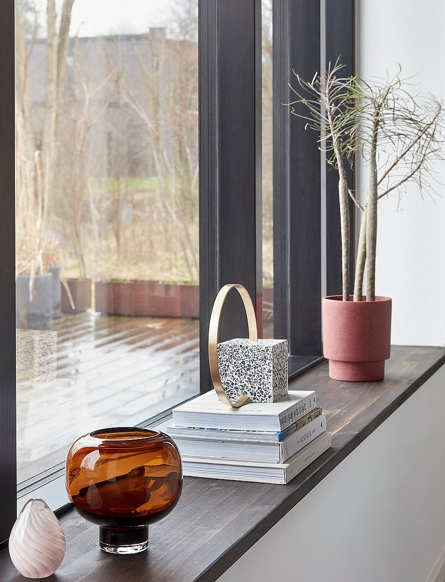Hübsch - Rue Vase - vaasid - amber - 0