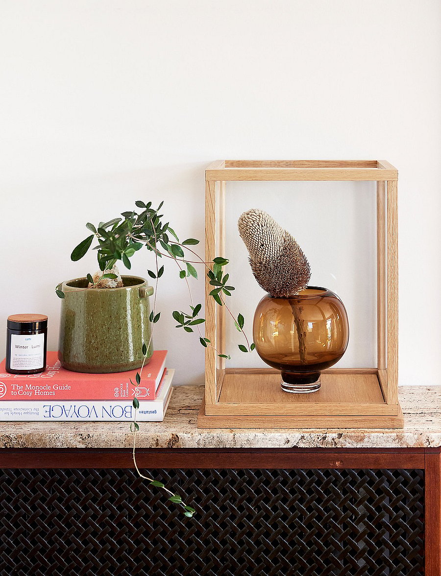 Hübsch - Rue Vase - vaasid - amber - 3
