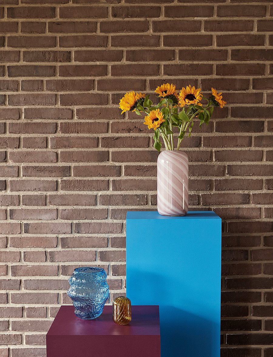 Hübsch - Aurora Vase - osta hinna alusel - blue - 2