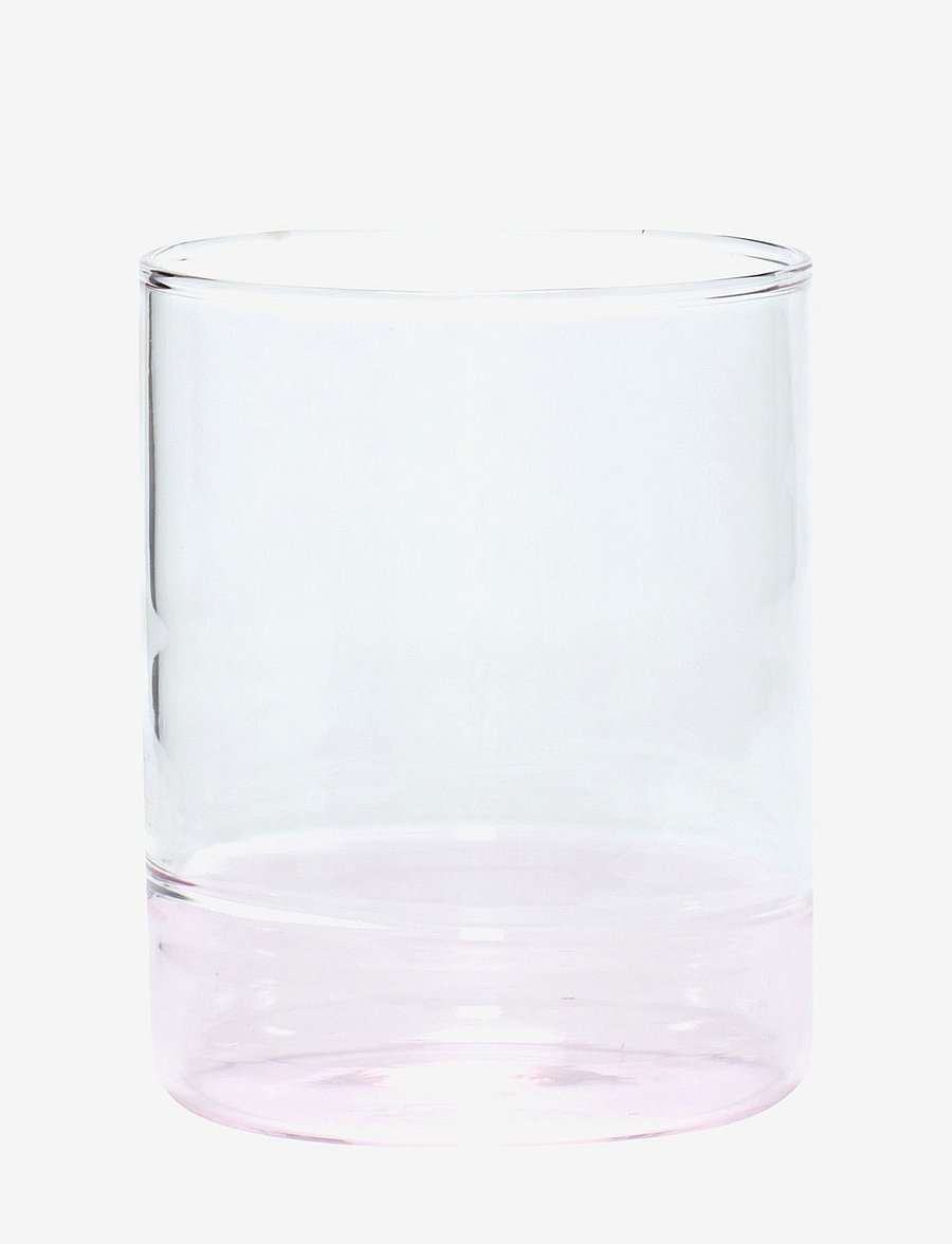 Hübsch - Kiosk Glass - joogiklaasid - clear/pink - 2