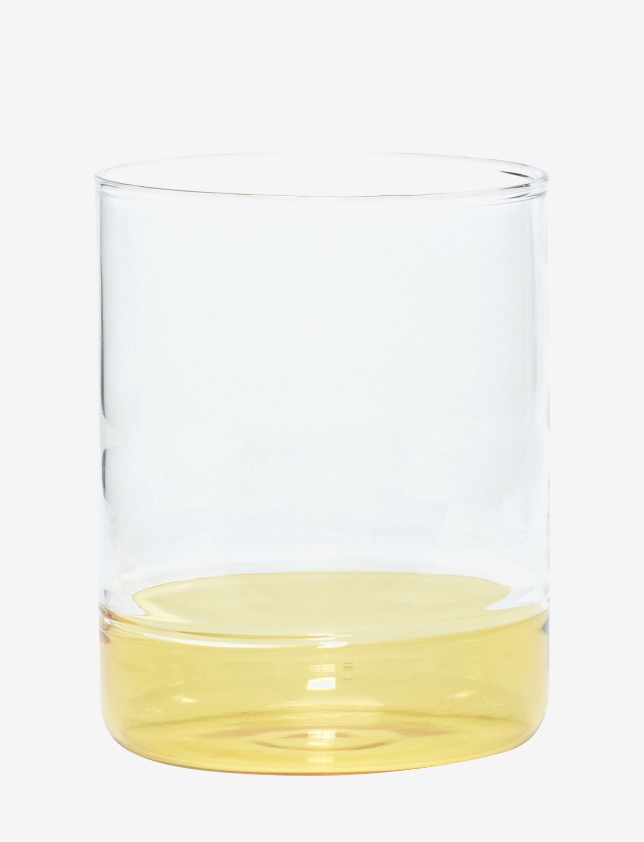 Hübsch Kiosk Glass - Angebote - CLEAR/YELLOW / multi