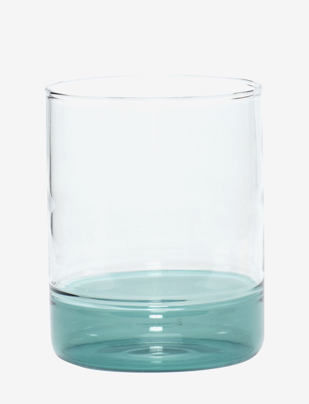 Hübsch - Kiosk Glass - glāzes un kausi - clear/green - 0
