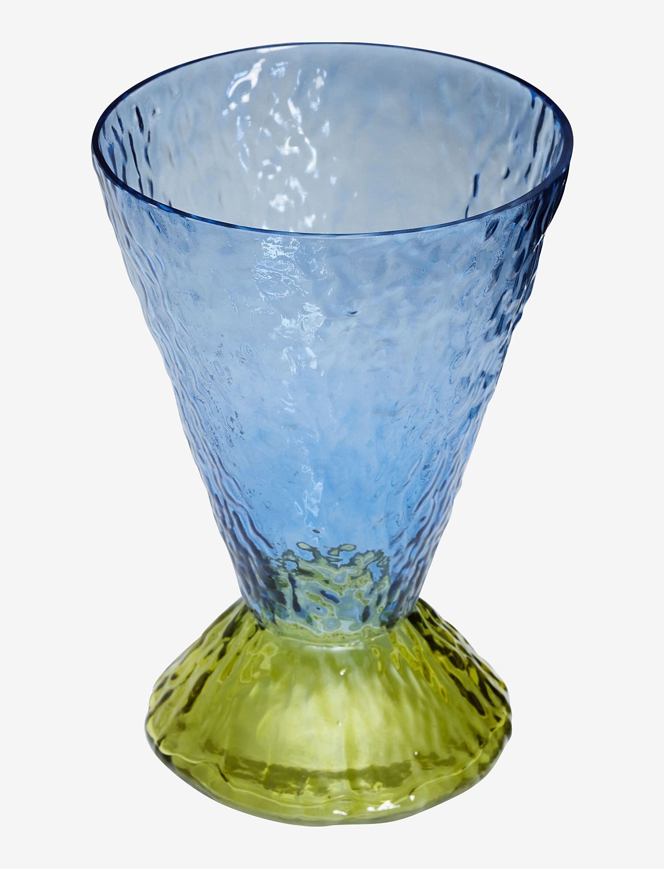 Hübsch - Abyss Vase - vaser - blue,olive - 1