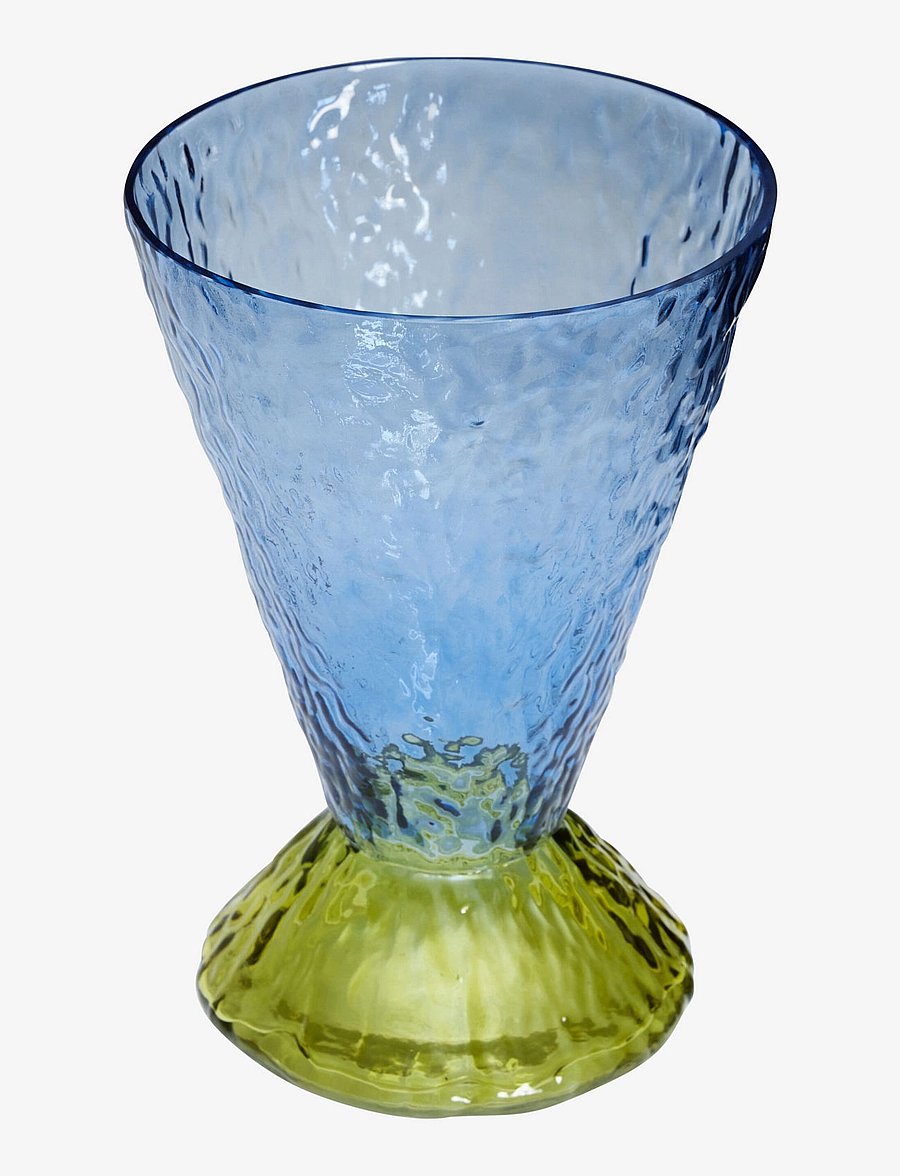 Hübsch - Abyss Vase - vasen - blue,olive - 2