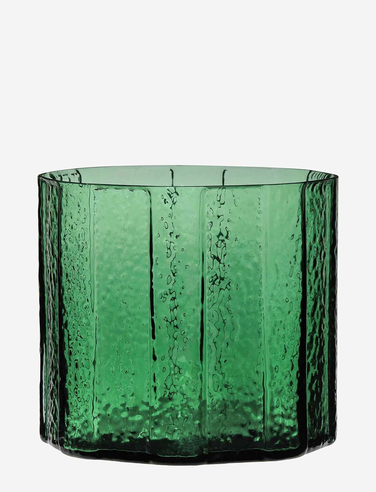 Hübsch - Emerald Vase - store vaser - green - 0