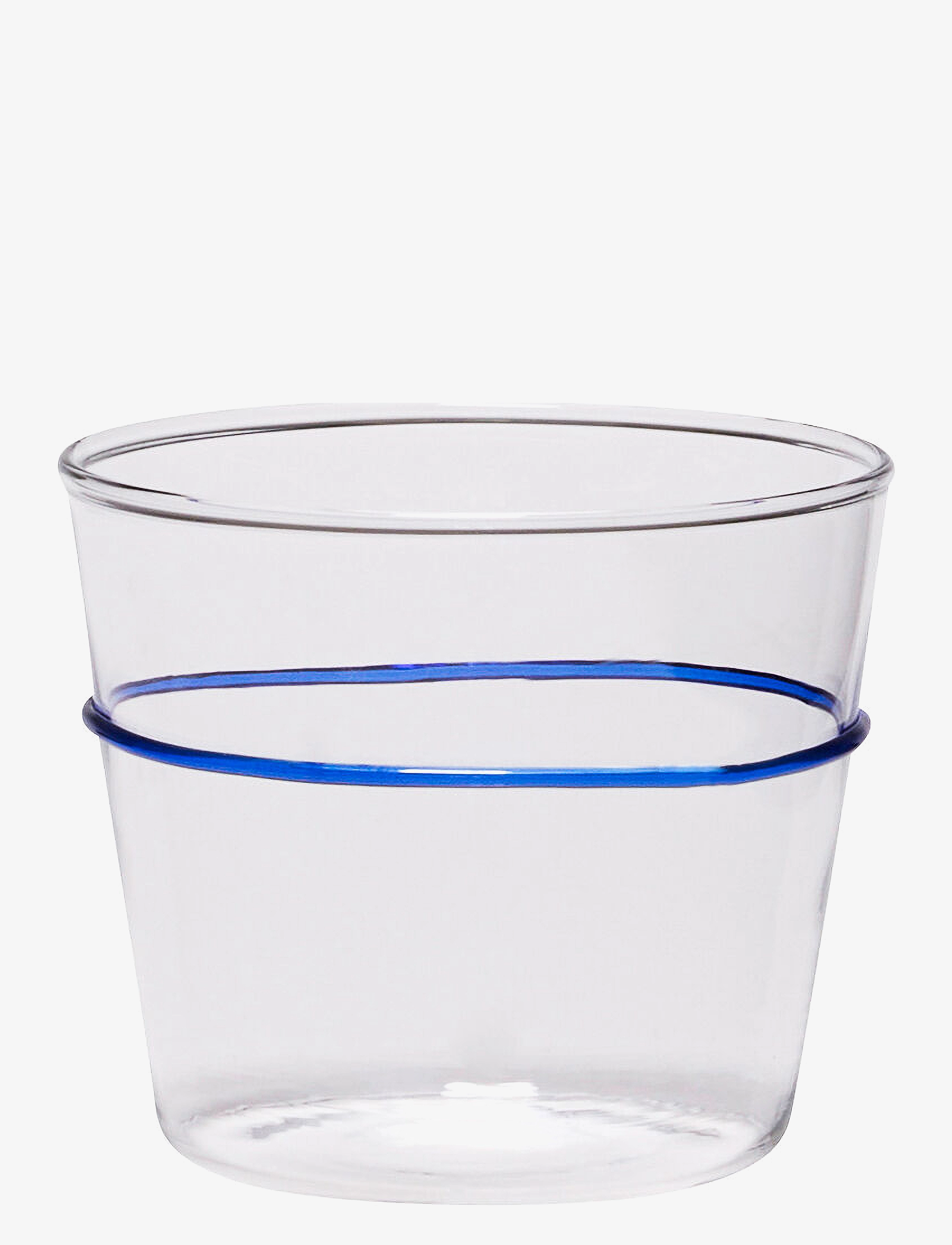 Hübsch - Orbit Drikkeglas - drikkeglas - blue,clear - 2