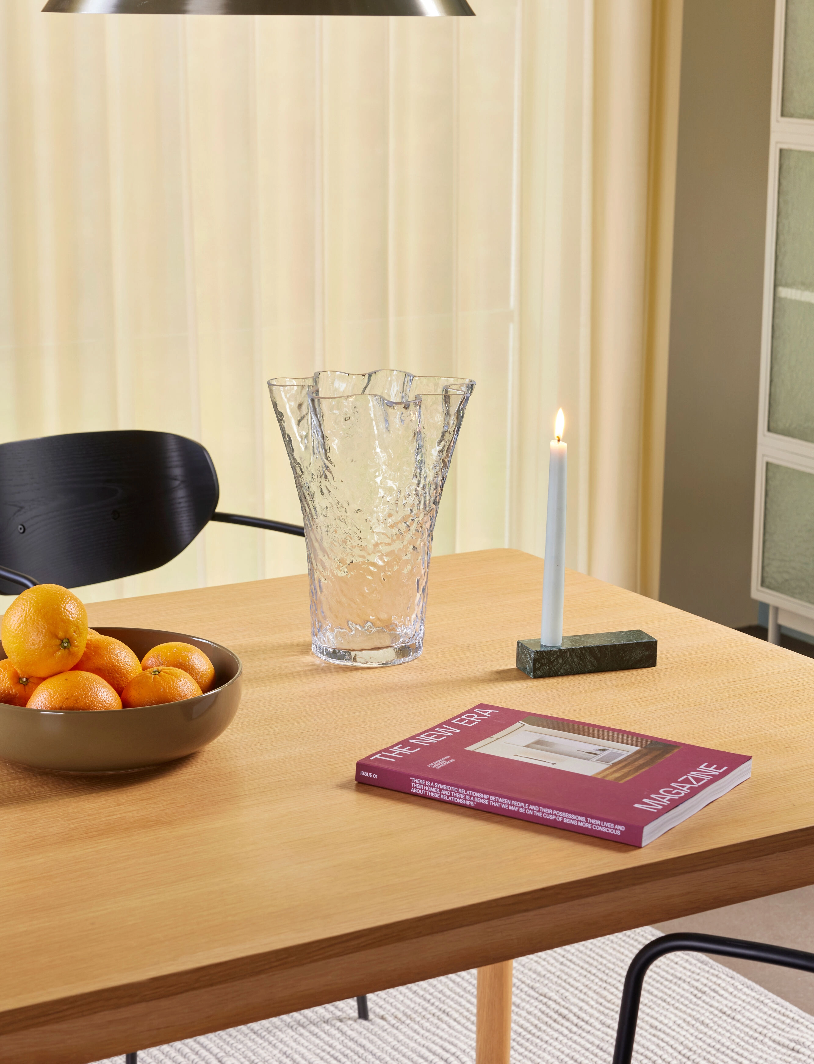 Hübsch - Ruffle  Vase - versla eftir verði - textured - 4