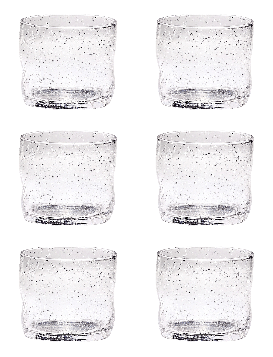 Hübsch - Sui Drinking Glass Bubbles - trinkgläser - clear - 0