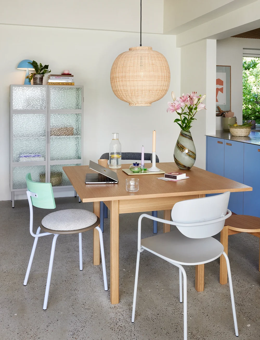 Hübsch - Orbit Jug - wasserkaraffen - clear,yellow - 3