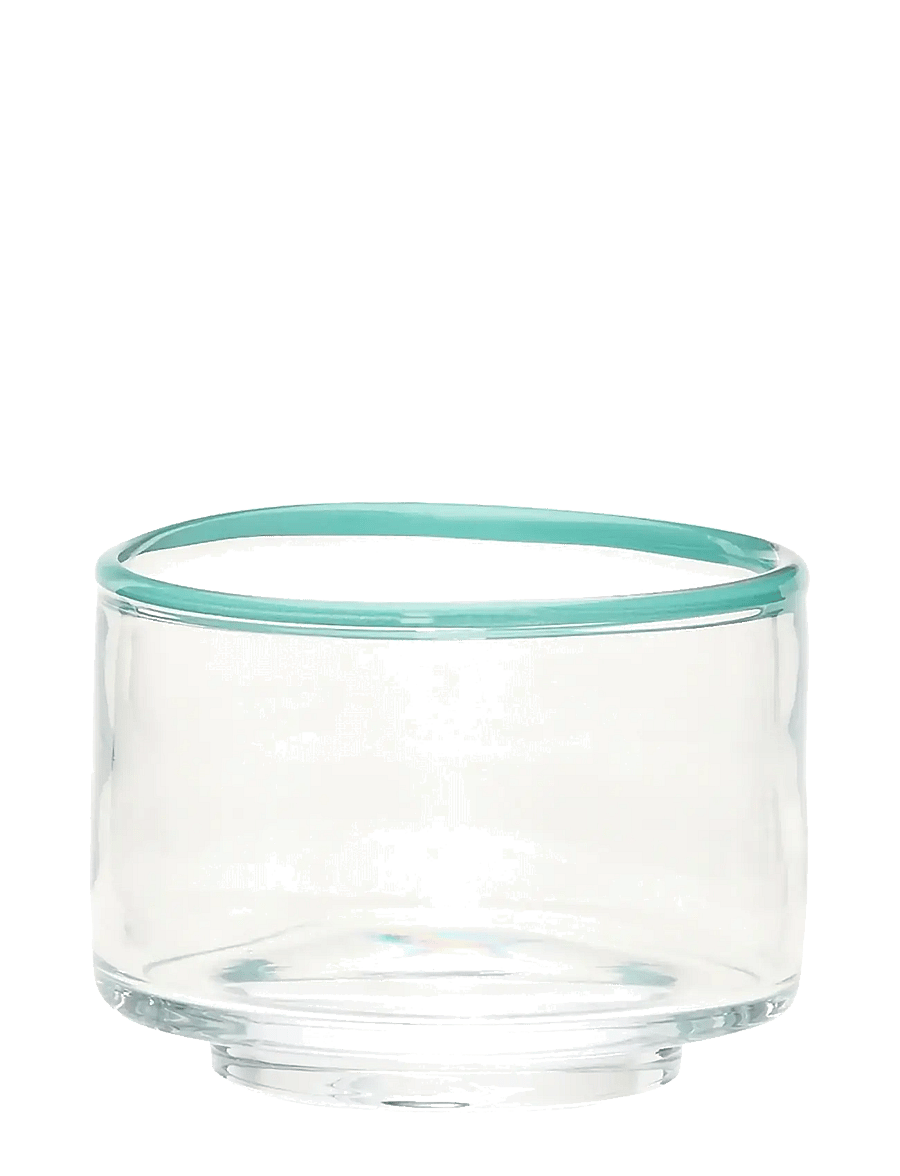 Hübsch - Clea Bowl Small - servierschalen - clear,green - 1