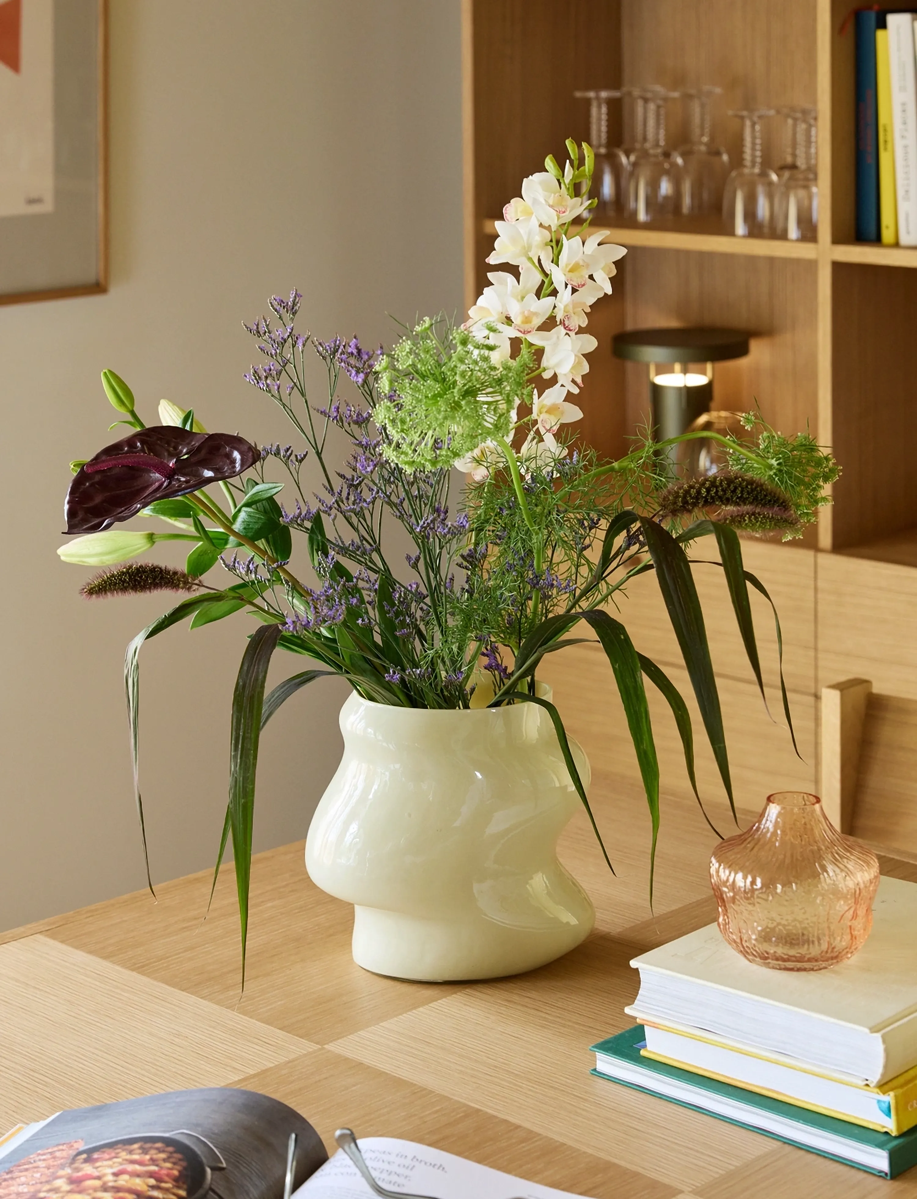 Hübsch - Lote Vase Sand - grey - 5