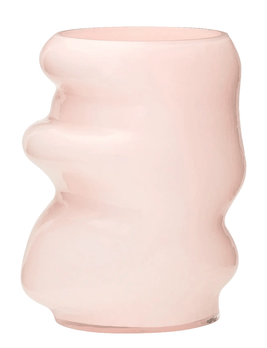 Hübsch - Lote Vase Pink - vasen - pink - 1