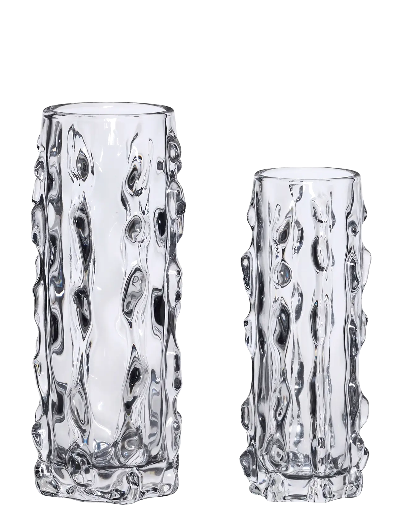 Hübsch Kawa Vases Clear (set of 2) - Gifts - CLEAR / undefined