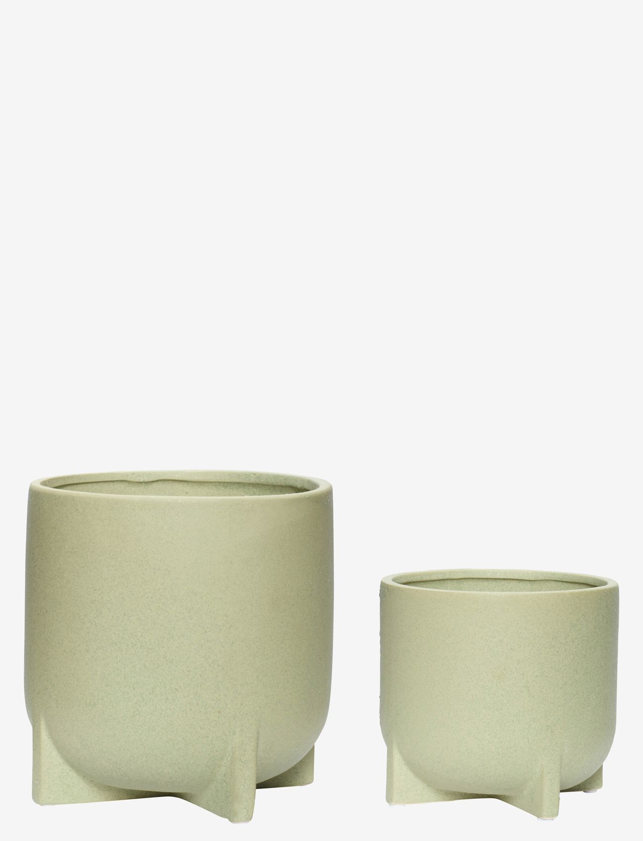 Hübsch - Split Pots - green - 0