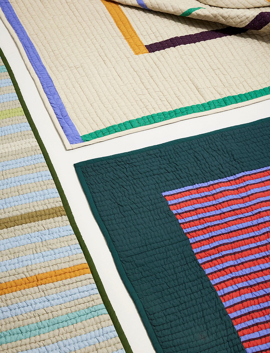 Hübsch - Twist Bedspread - tagesdecken - multi - 3