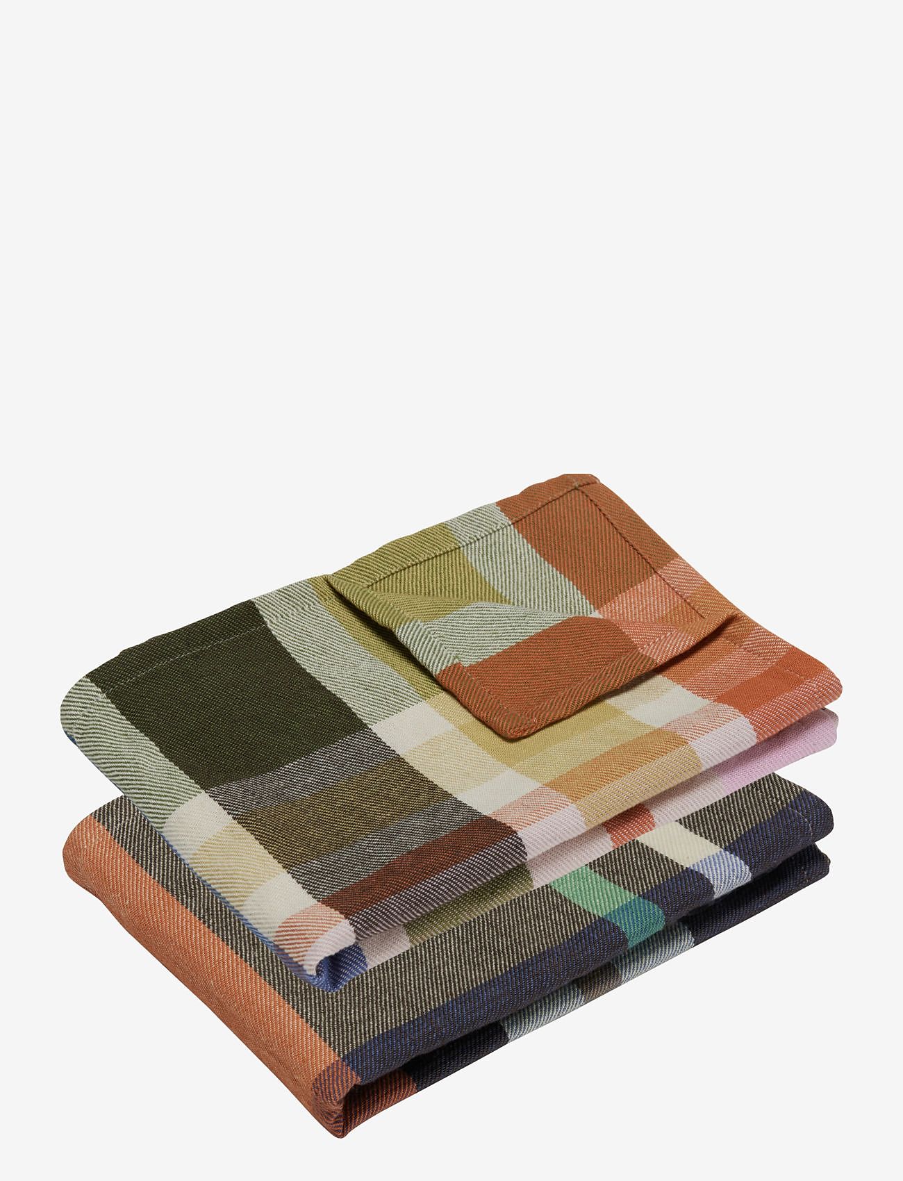 Hübsch - Playful Tea Towels - köögirätikud - multi-coloured - 0