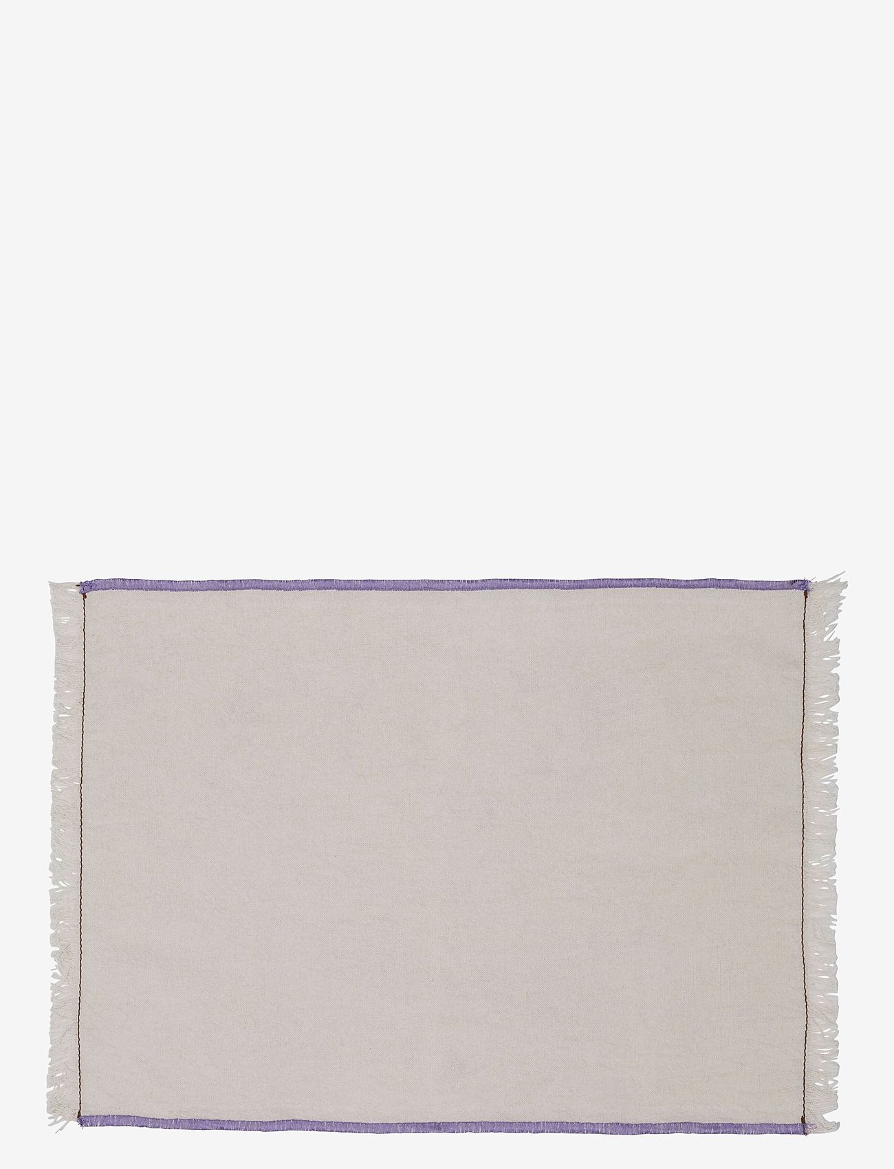 Hübsch - Sera Placemat/Napkin - brown,purple,sand - 0