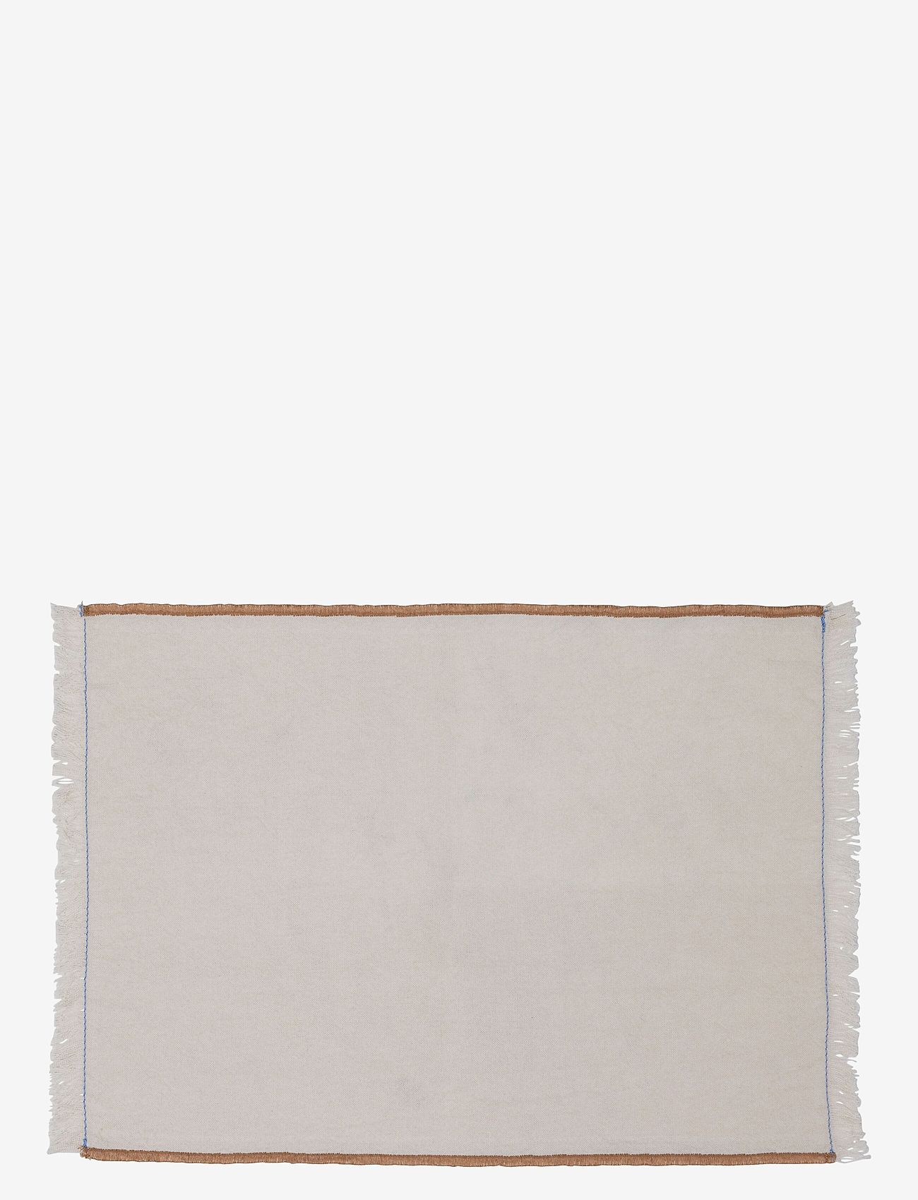 Hübsch - Sera Placemat/Napkin - beige,blue,sand - 0
