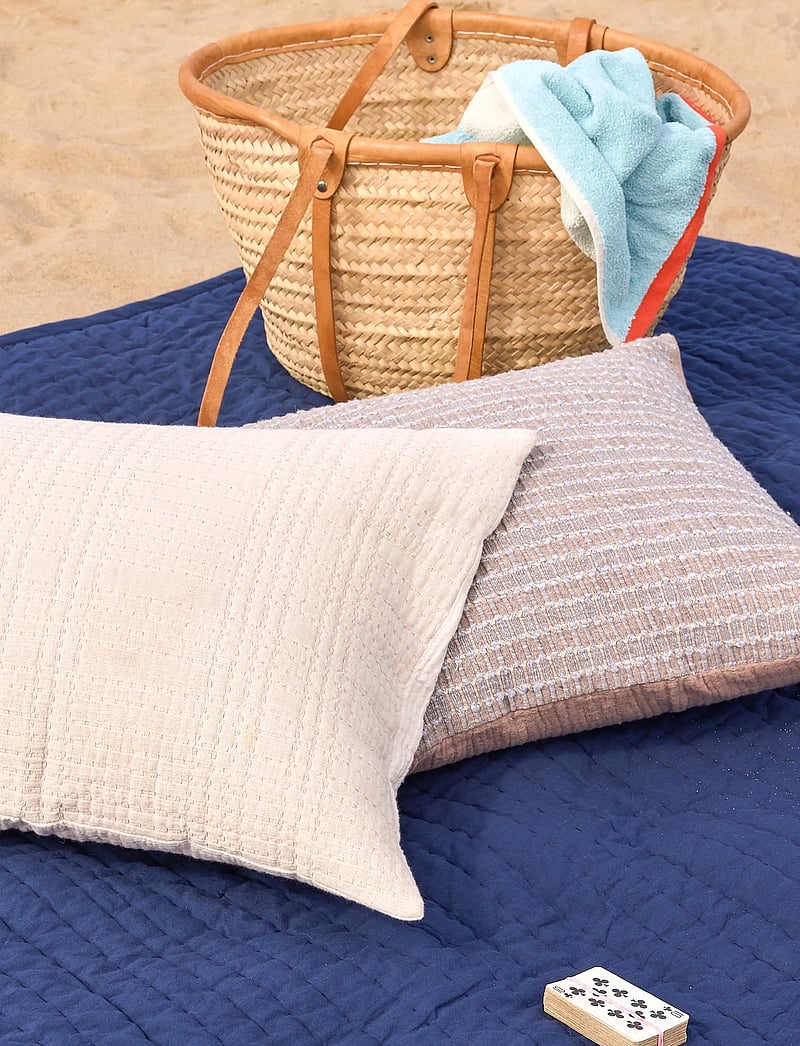 Hübsch - Pavilion Plaid Block Blue/Multicolour - decken - blue,dark green - 5