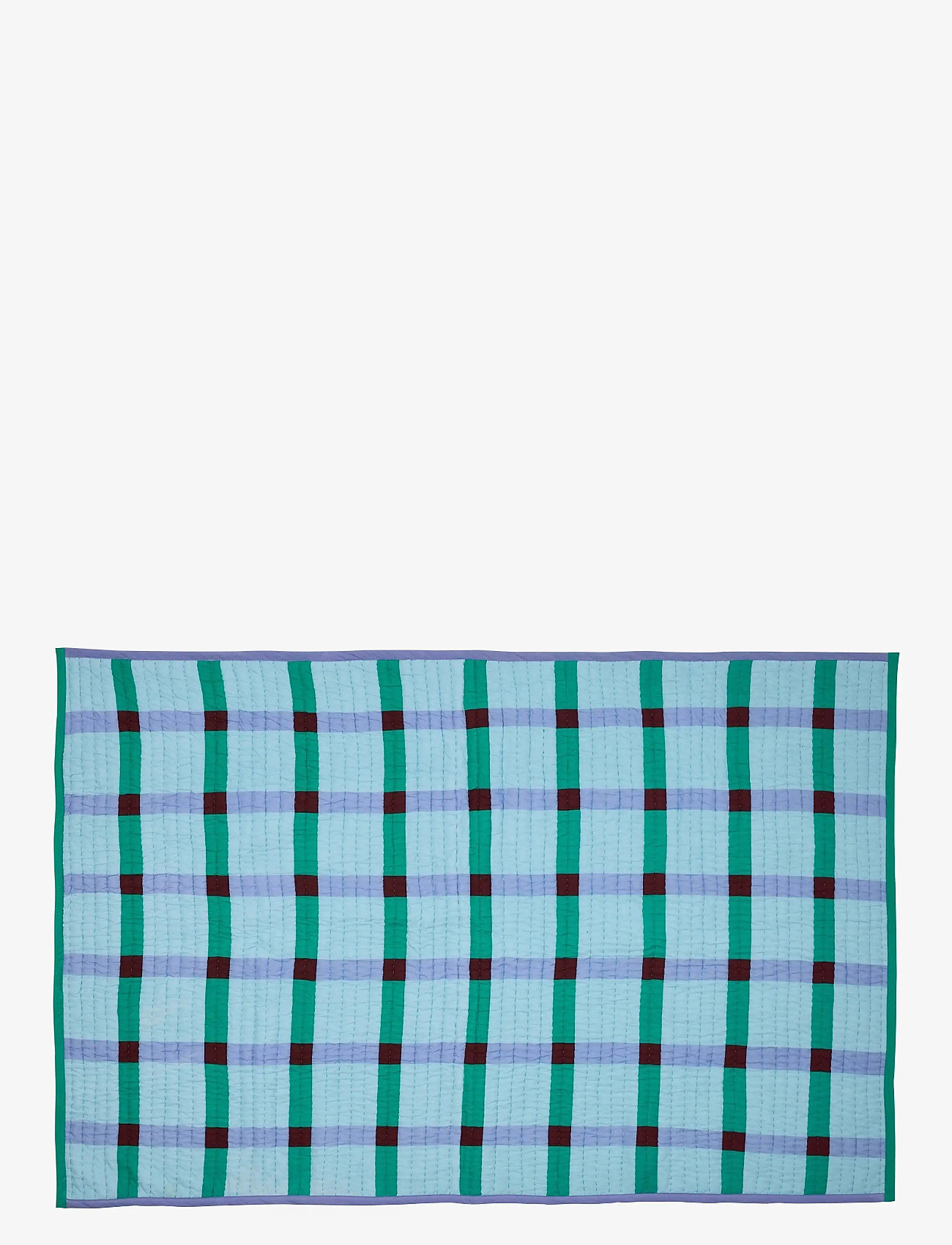 Hübsch - Tento Plaid Green - blue,green - 1