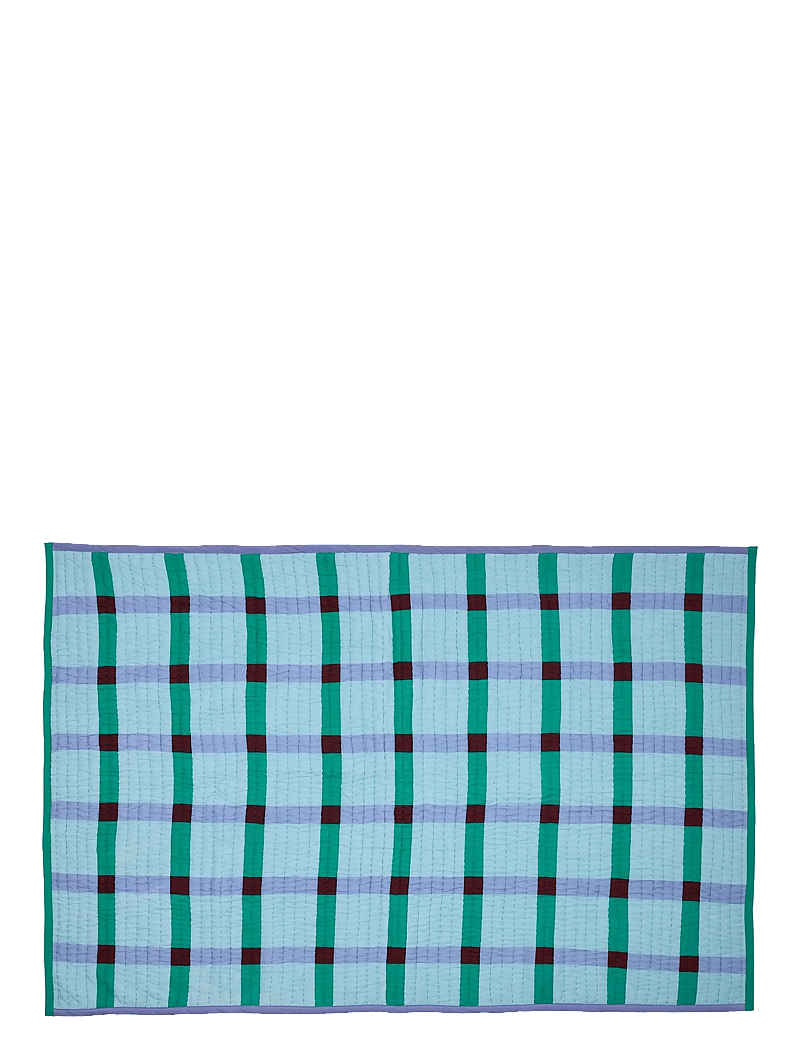 Hübsch - Tento Plaid Green - blue,green - 1