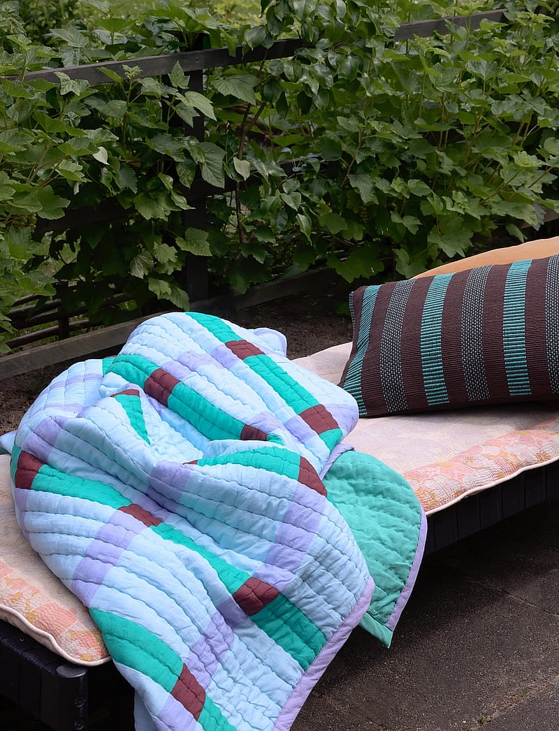 Hübsch - Tento Plaid Green - blue,green - 4