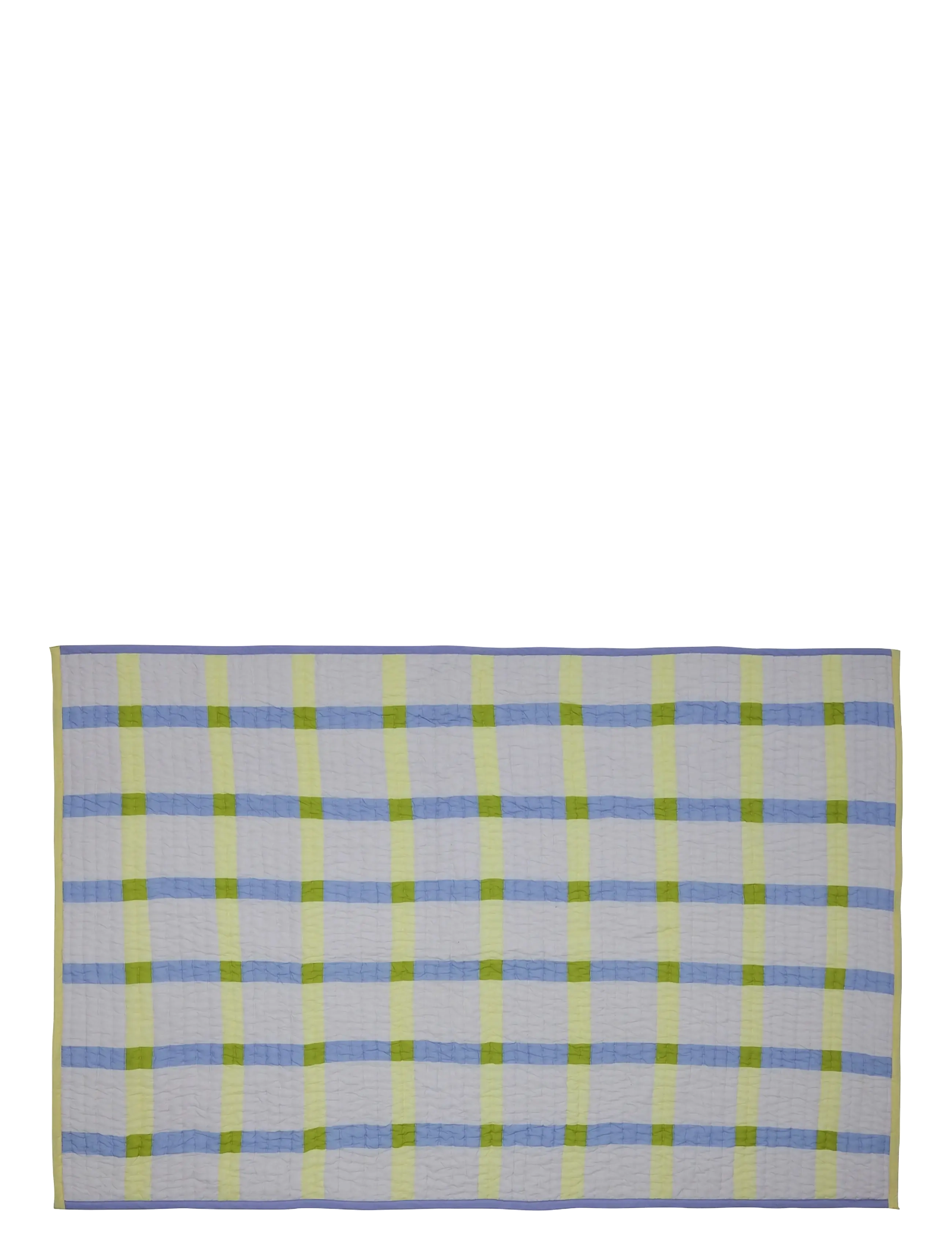 Hübsch Tento Plaid Yellow, Tæppe og plaid, Gul, Str: 140X200CM