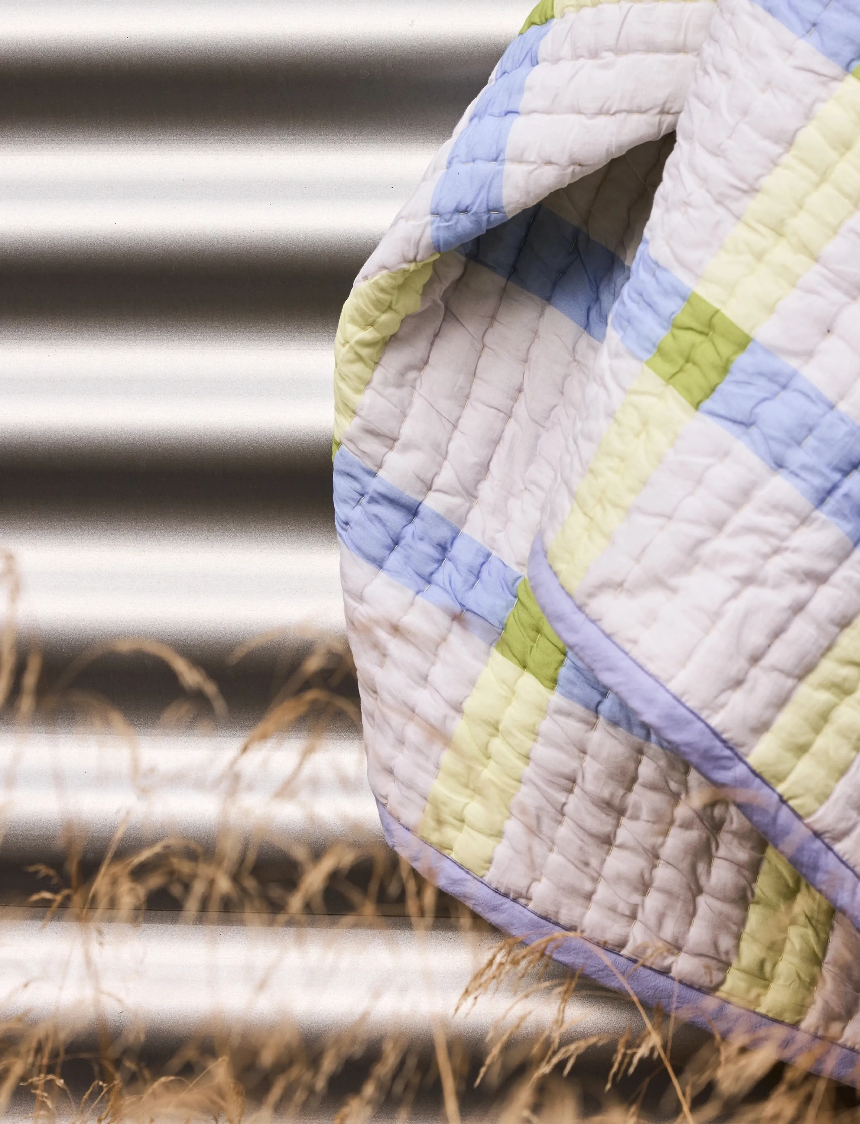 Hübsch - Tento Plaid Yellow - pleedid - grey,yellow - 5