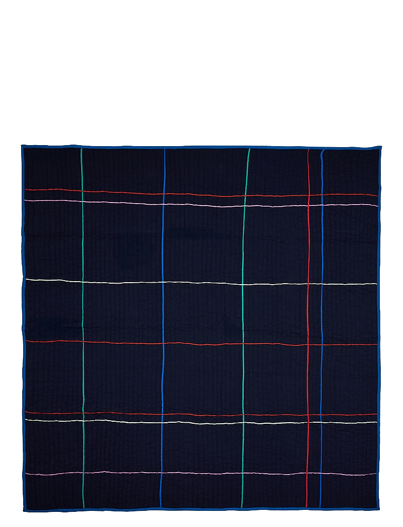 Hübsch - Sen Bedspread Dark blue - dark blue - 1