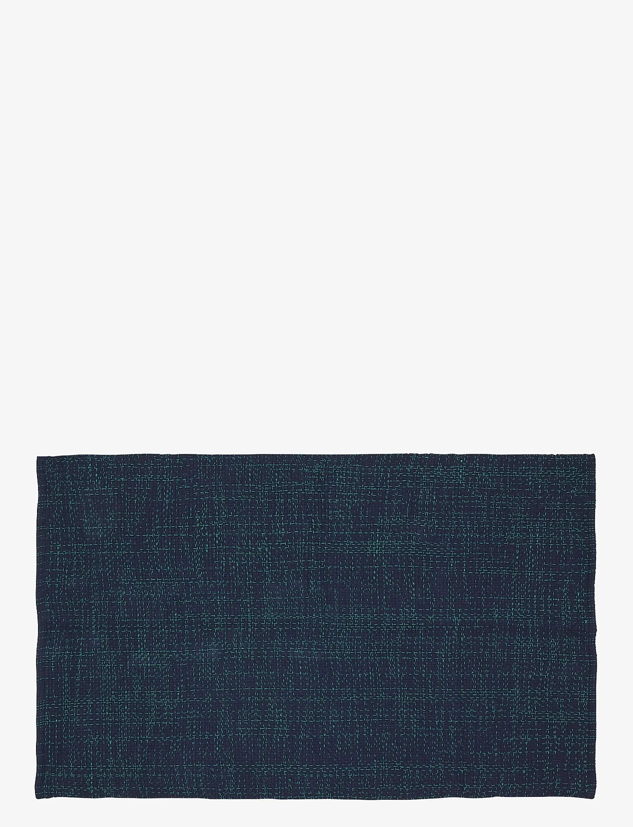 Hübsch - Flim Rug Blue - blue - 1