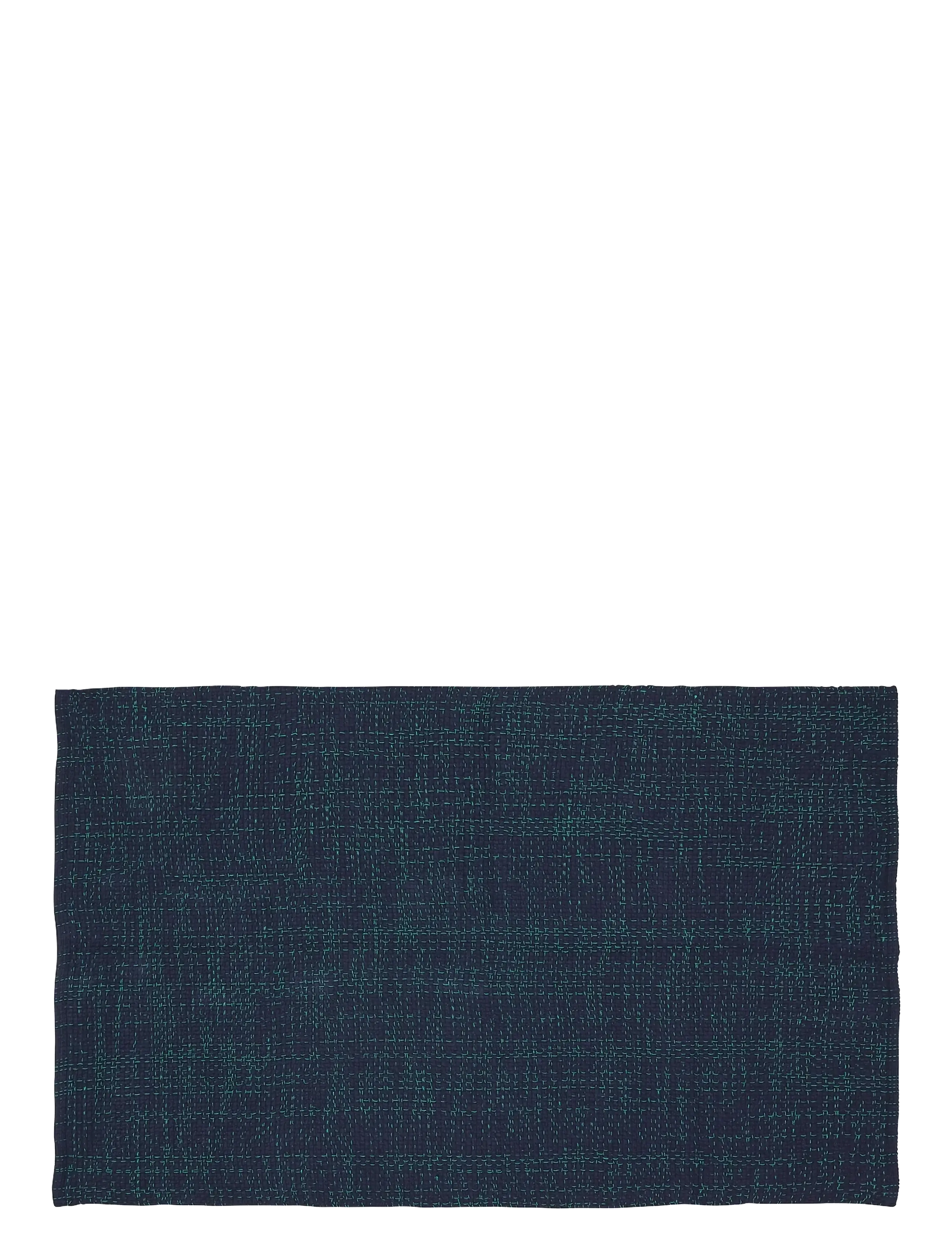 Hübsch Flim Rug Blue - Tæpper - BLUE / blue