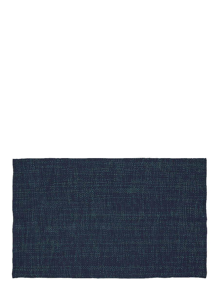 Hübsch - Flim Rug Blue - baumwollteppiche & flickenteppich - blue - 1