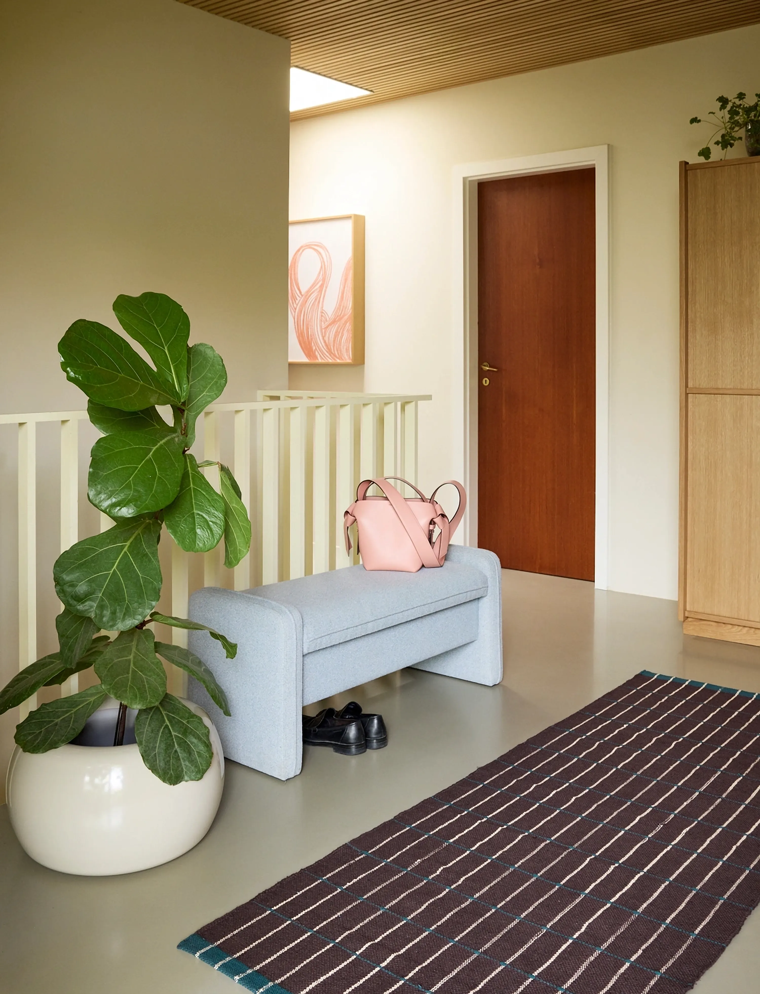 Hübsch Cottage Runner Brown, 80X200 cm, Rugs & Carpets, Braun - Hallway Runners, Homeware