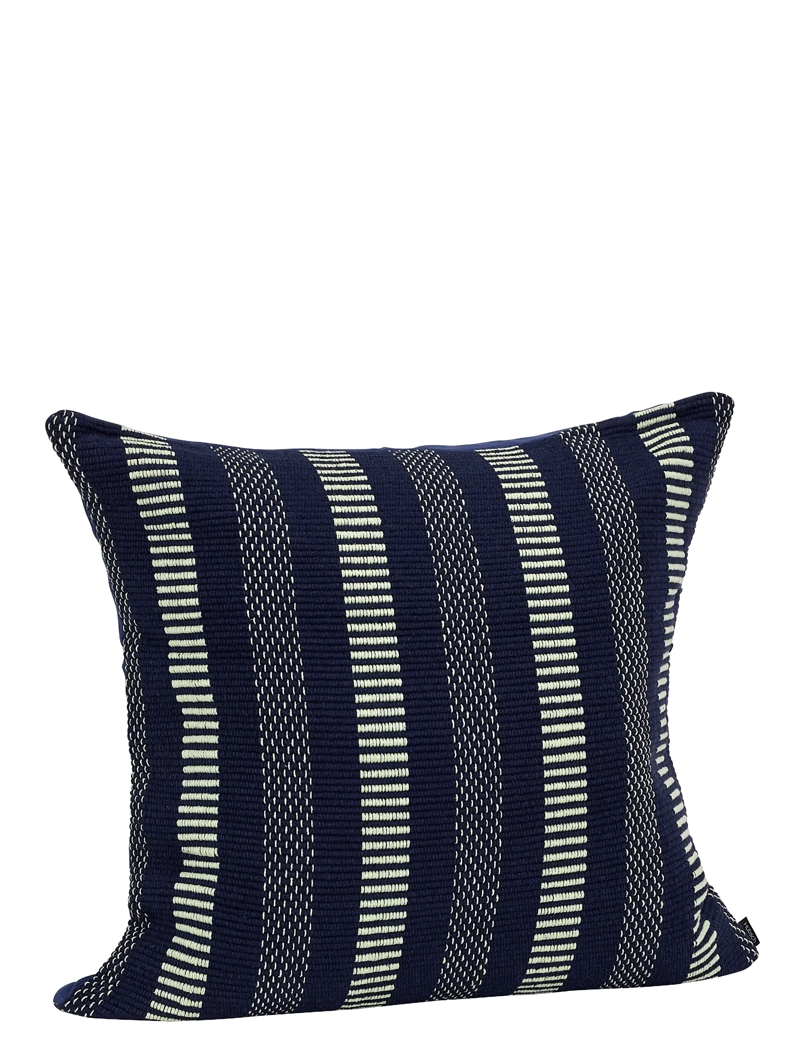 Hübsch Morph Cushion Cover, Pudder, Navy, Str: 60X60CM