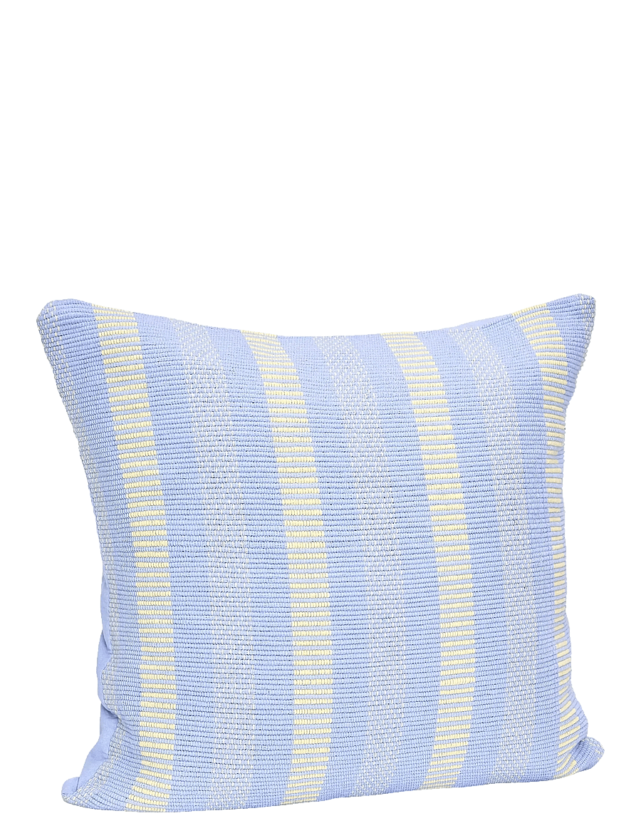Hübsch - Morph Cushion Light blue - light blue,yellow - 1