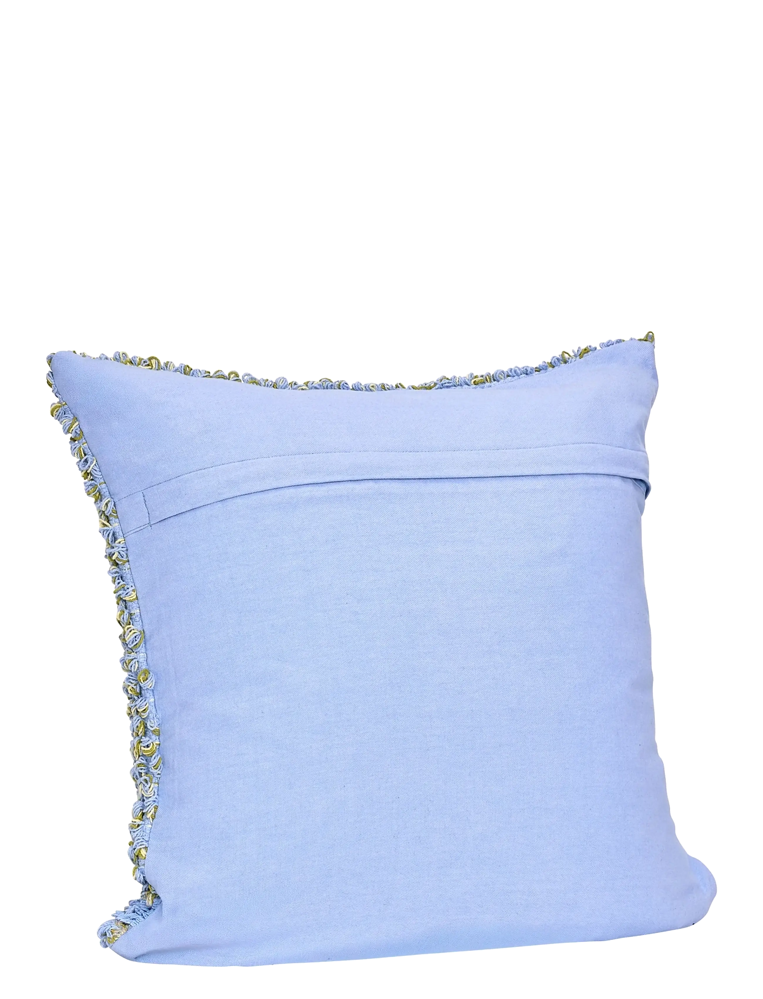 Hübsch - Blend Cushion Light blue - dark blue - 2
