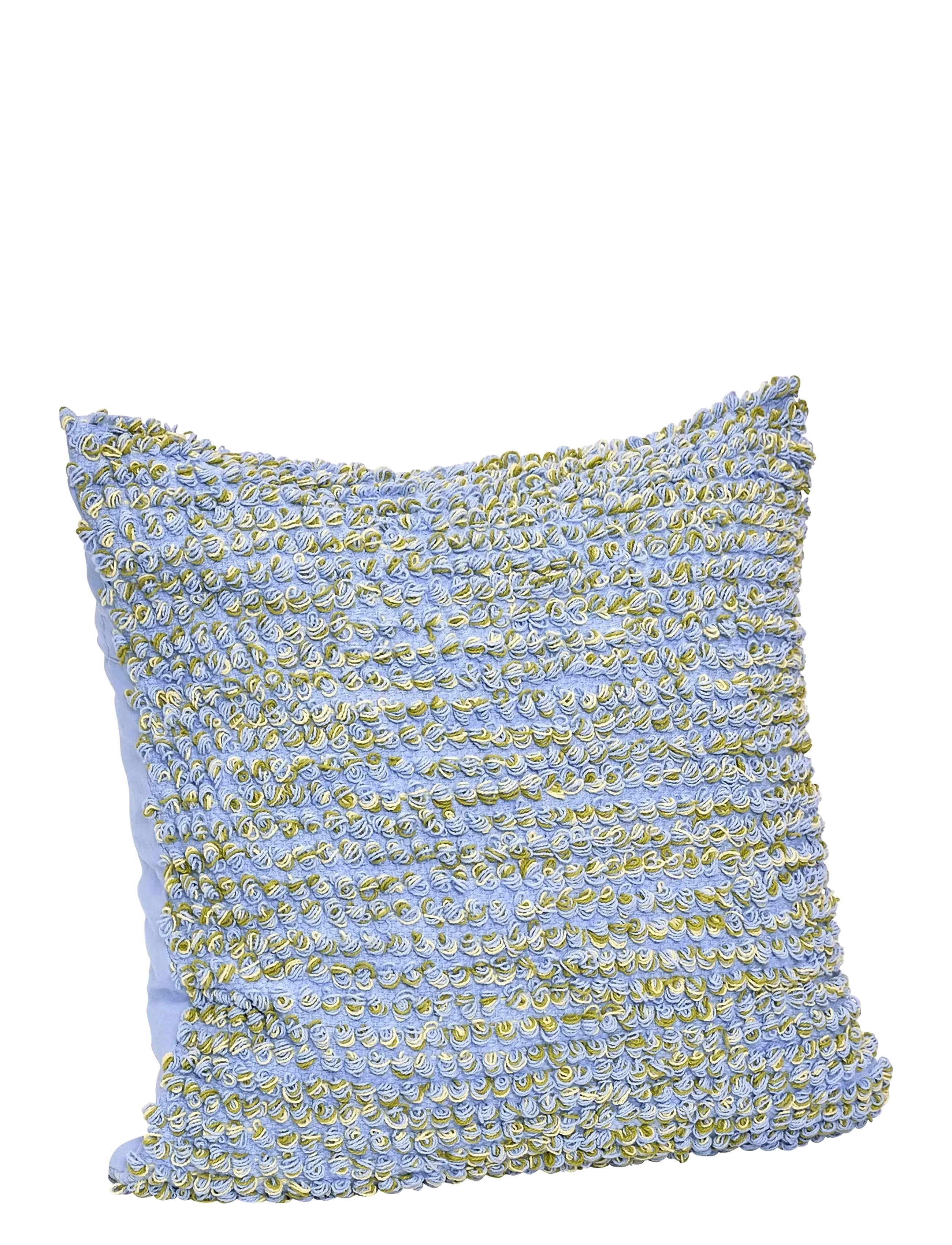 Hübsch Blend Cushion Cover, Pudder, Blå, Str: 50X50CM