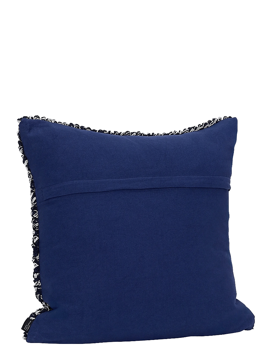 Hübsch - Blend Cushion Dark blue - kissen - dark blue - 2