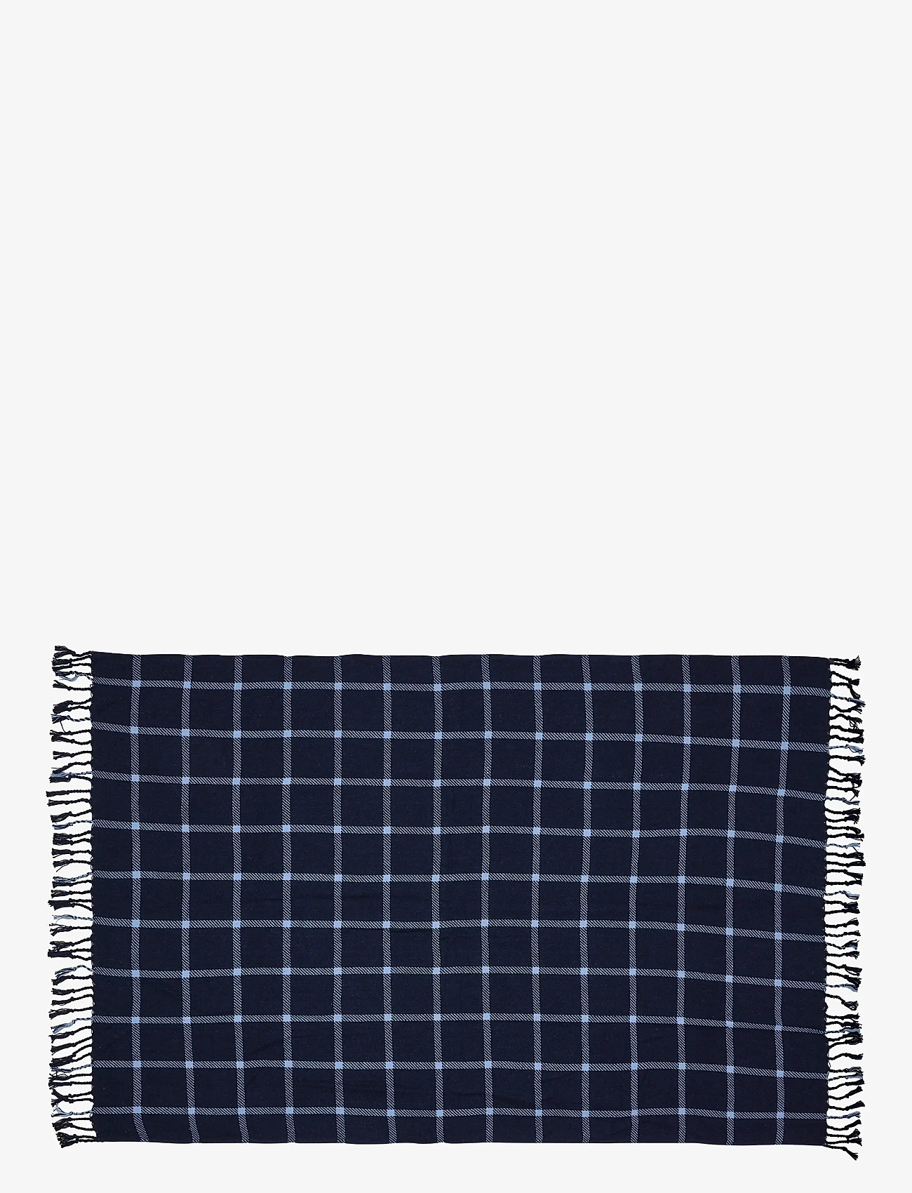 Hübsch - Flok Plaid Dark blue - dark blue,light blue - 1