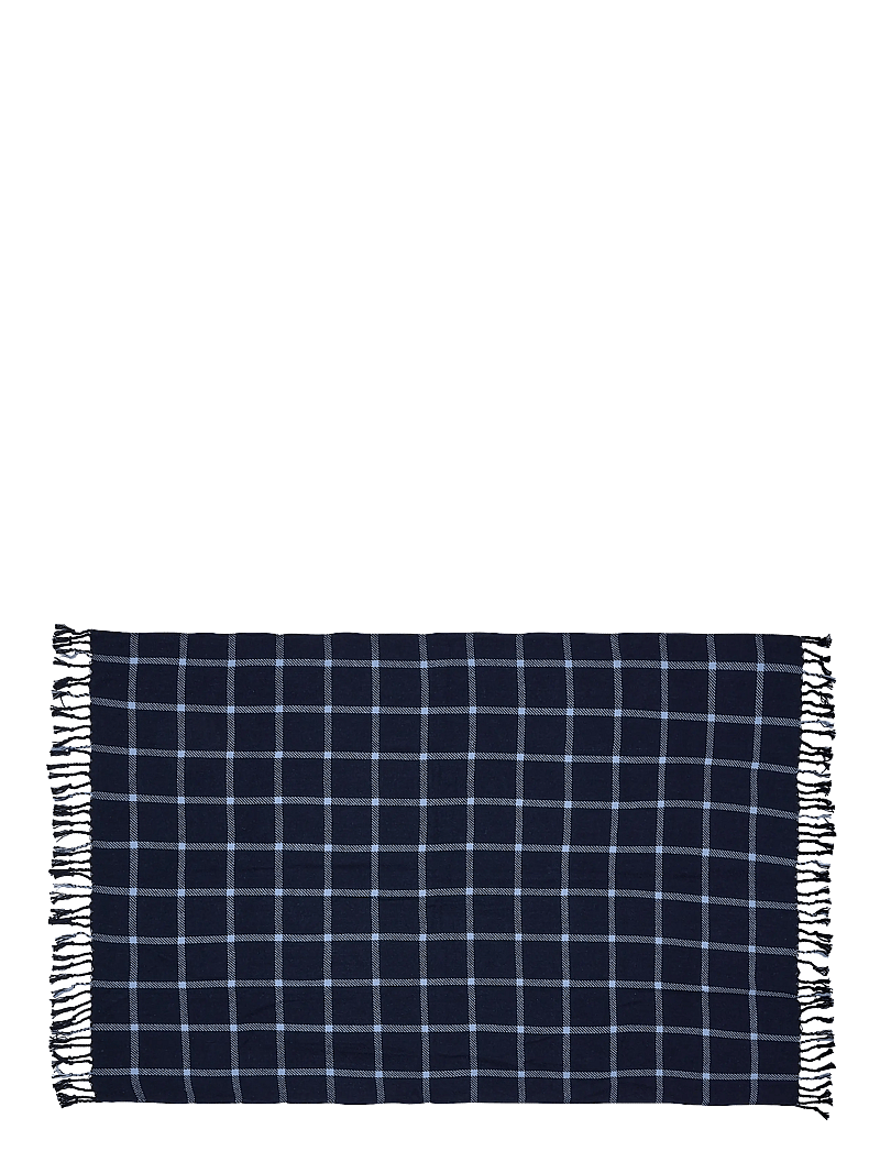 Hübsch - Flok Plaid Dark blue - dark blue,light blue - 1