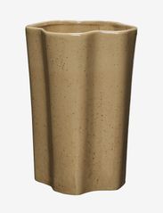 Hübsch - Sapo Vase - isot maljakot - beige - 0